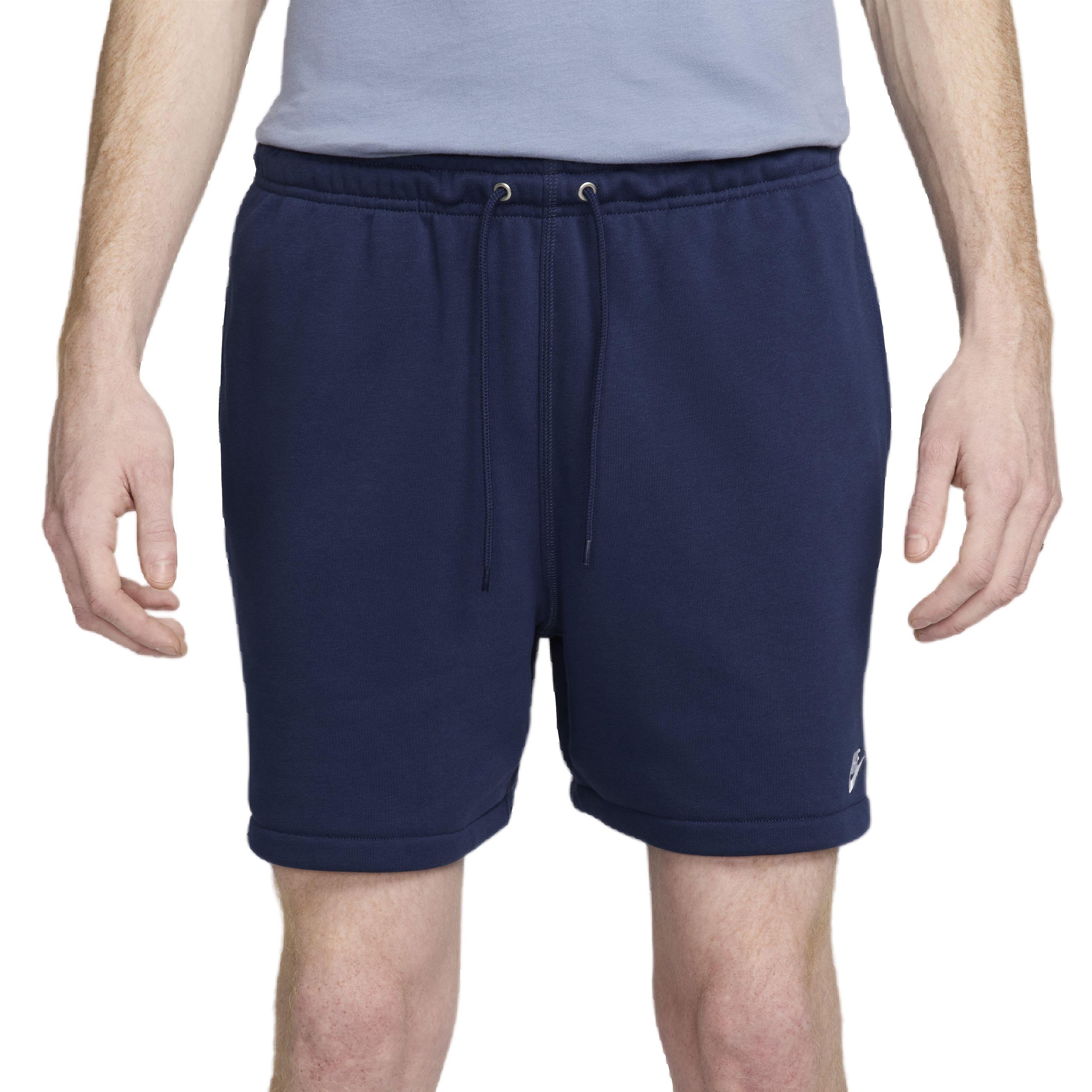 Nike Men's Club French Terry Flow Shorts - NAVY Thumbnail View 1