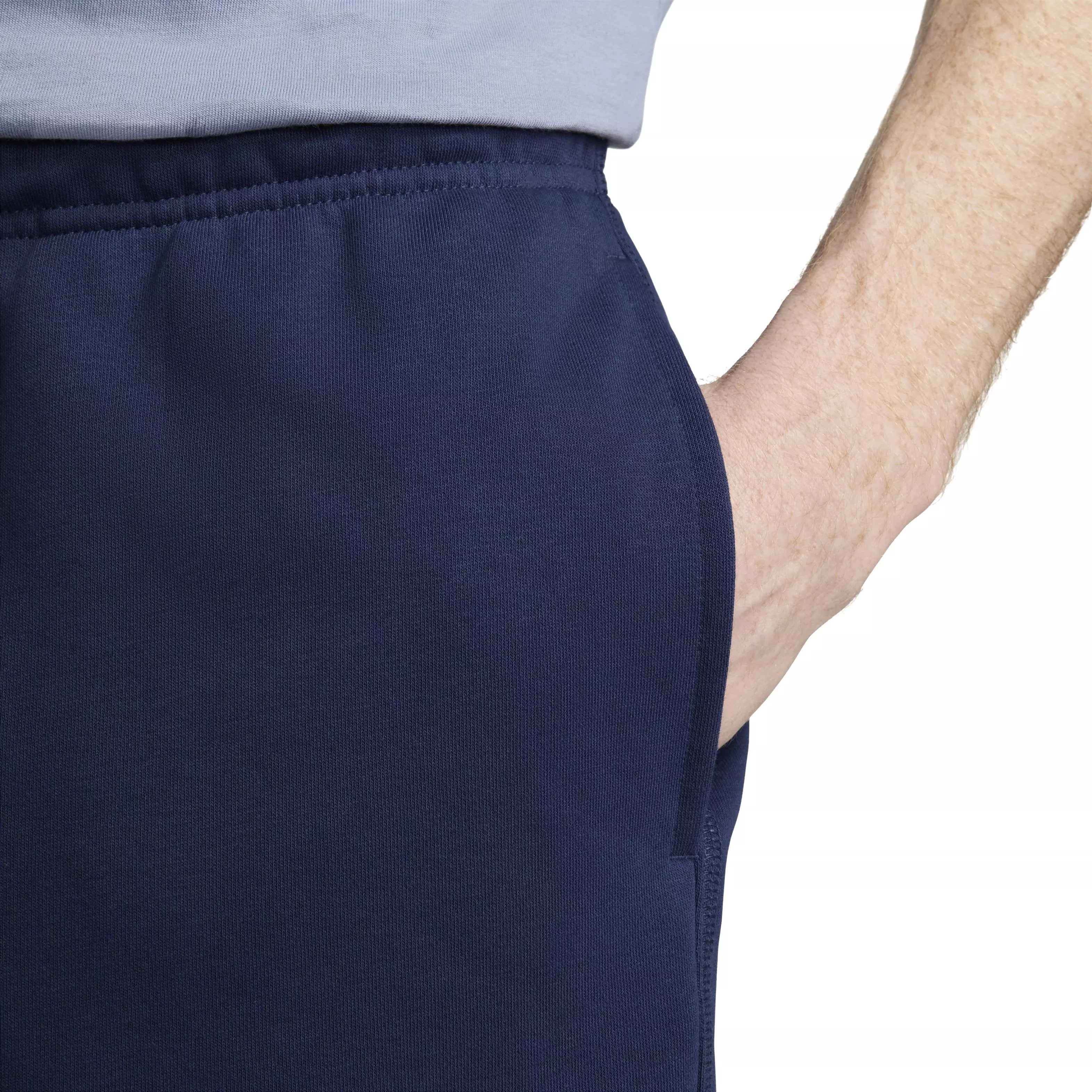 Nike Men's Club French Terry Flow Shorts - NAVY