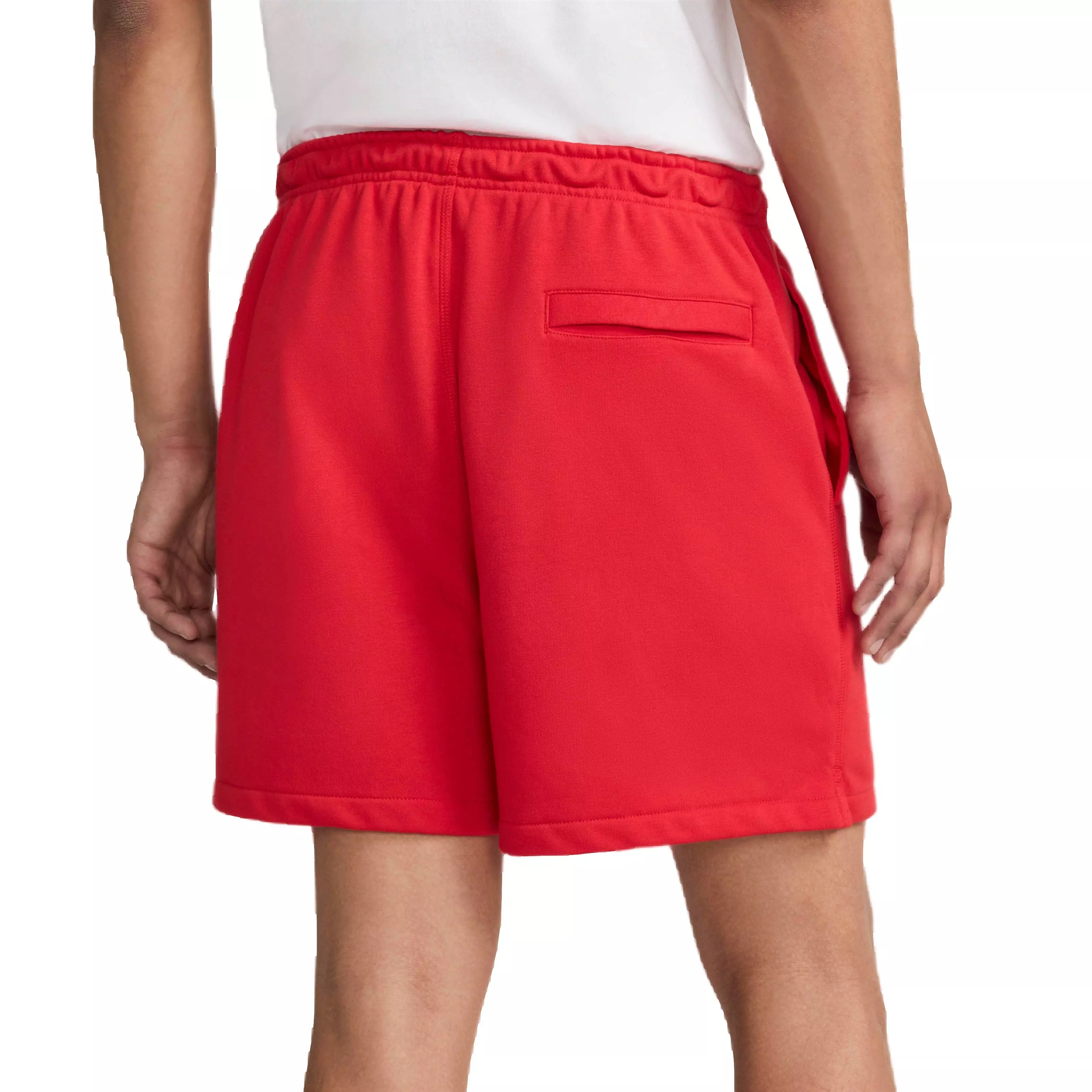 Nike Men's Club French Terry Flow Shorts - RED