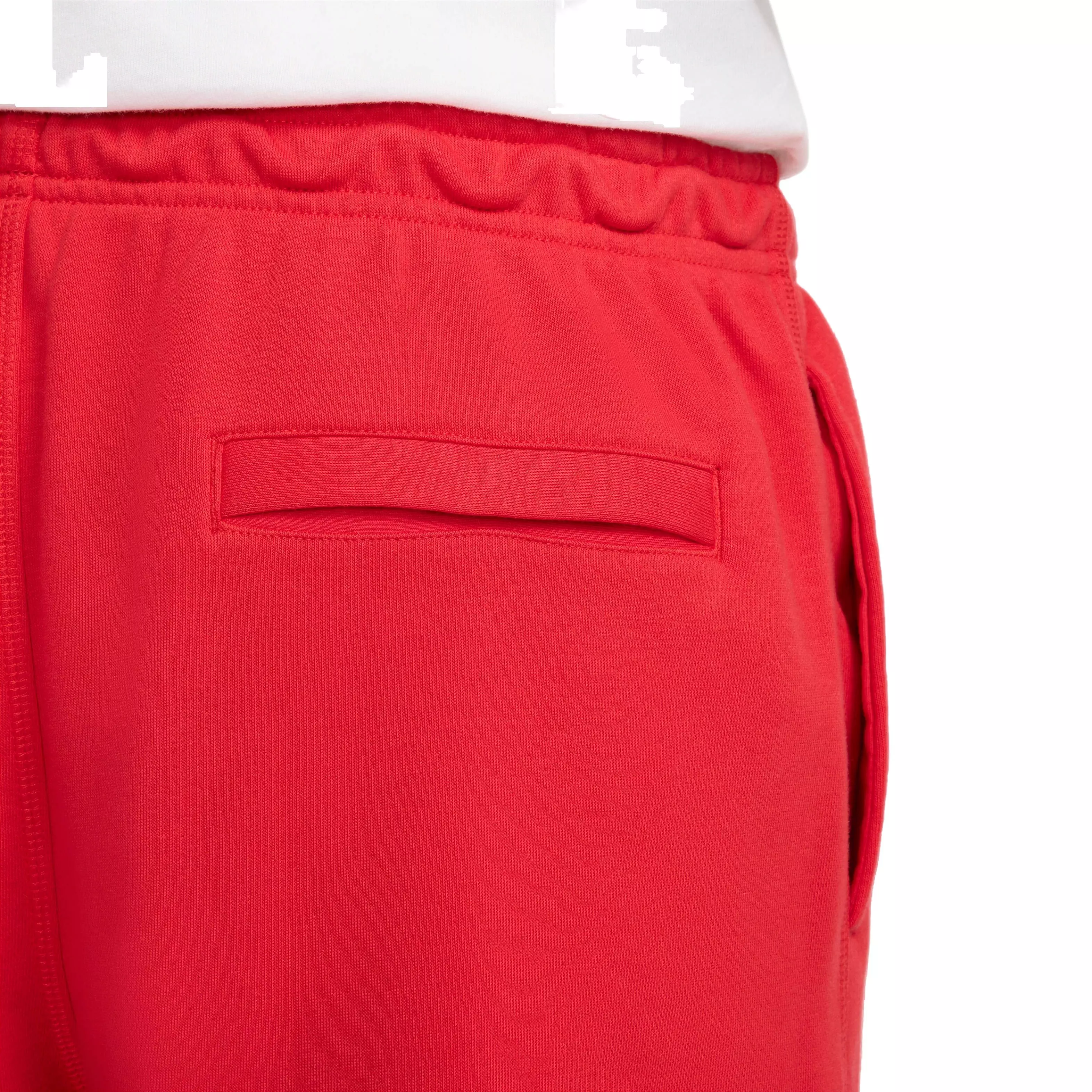 Nike Men's Club French Terry Flow Shorts - RED