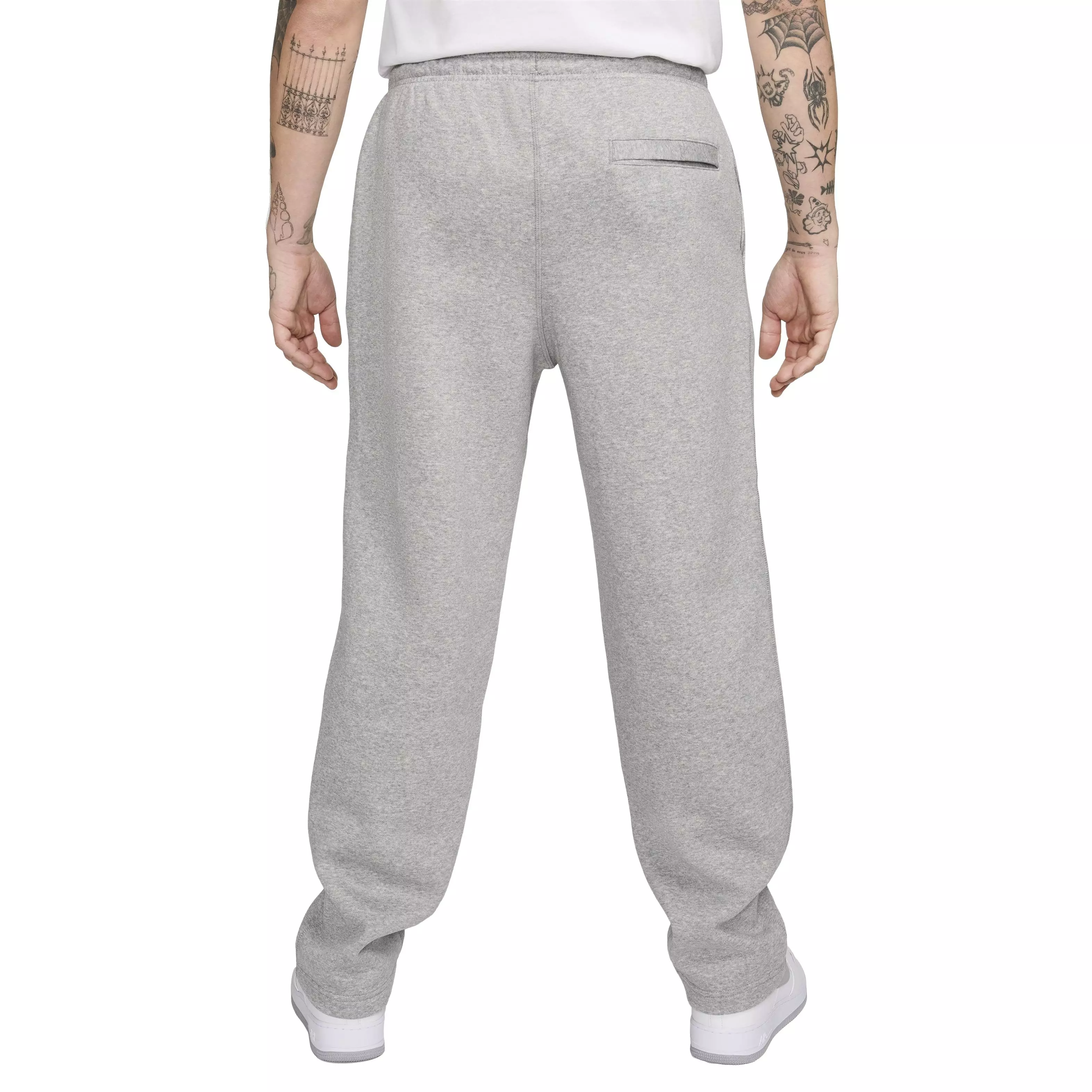 Nike Men's Club Fleece Open-Hem Sweatpants - GREY