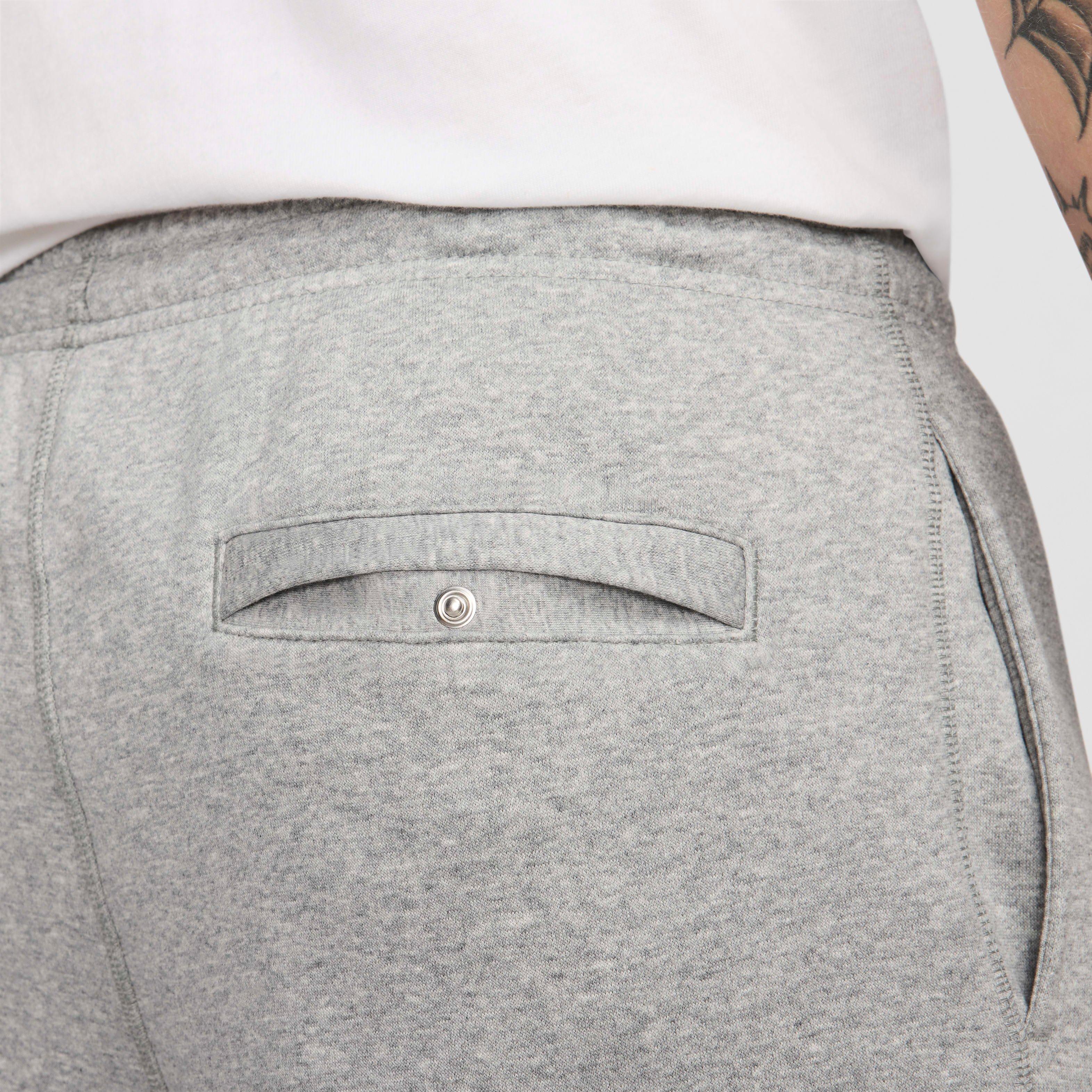 Nike Men's Club Fleece Open-Hem Sweatpants - GREY Thumbnail View 4