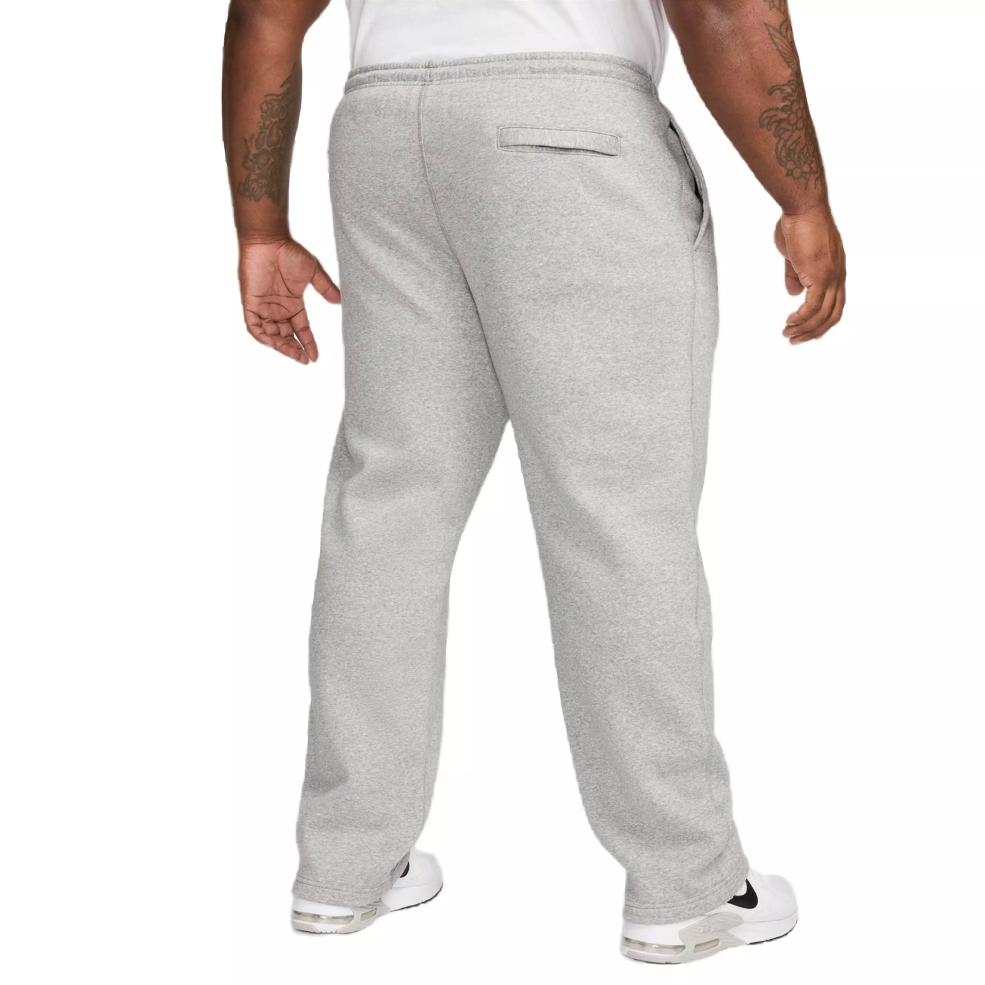 Nike Men's Club Fleece Open-Hem Sweatpants - GREY