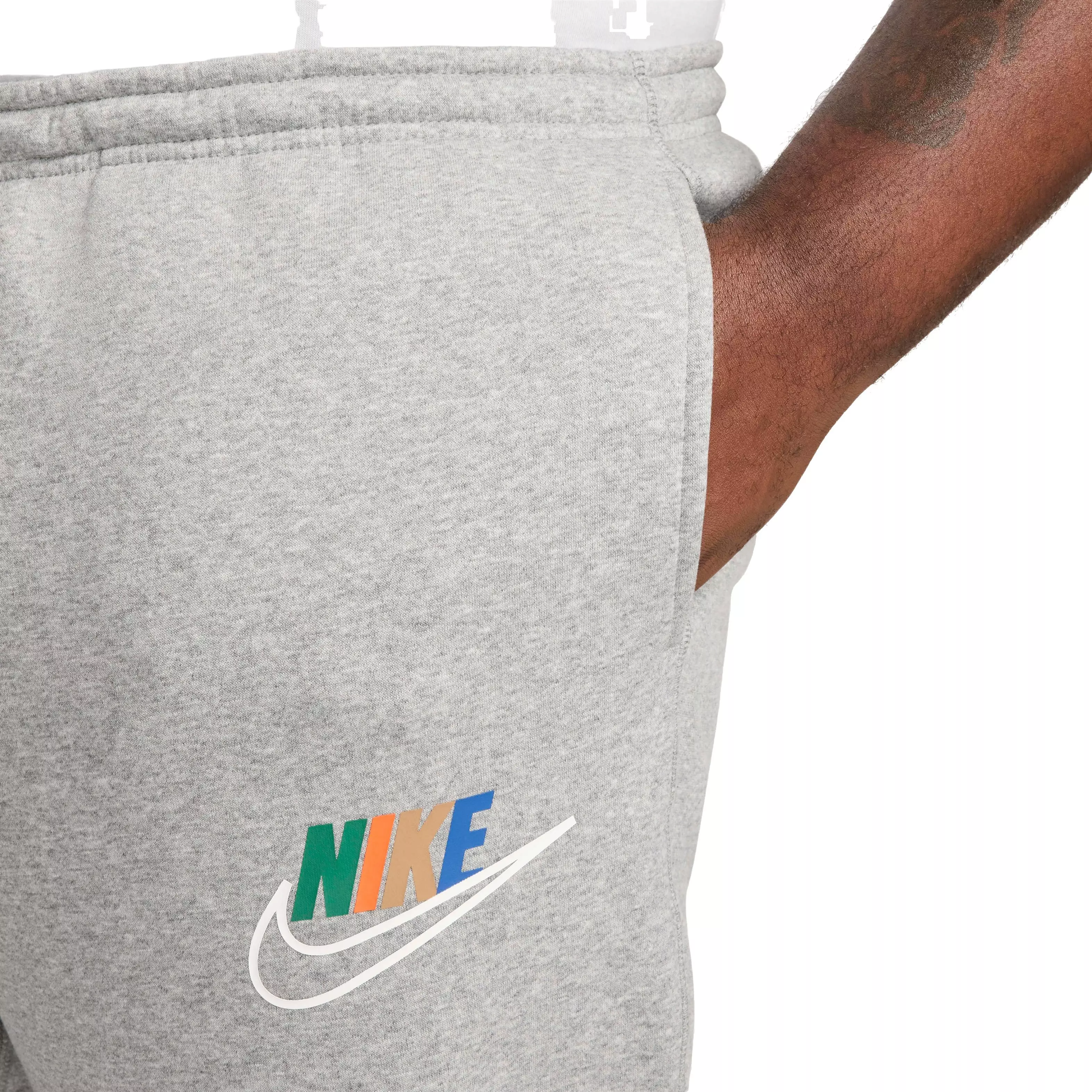 Nike Men's Club Fleece Open-Hem Sweatpants - GREY