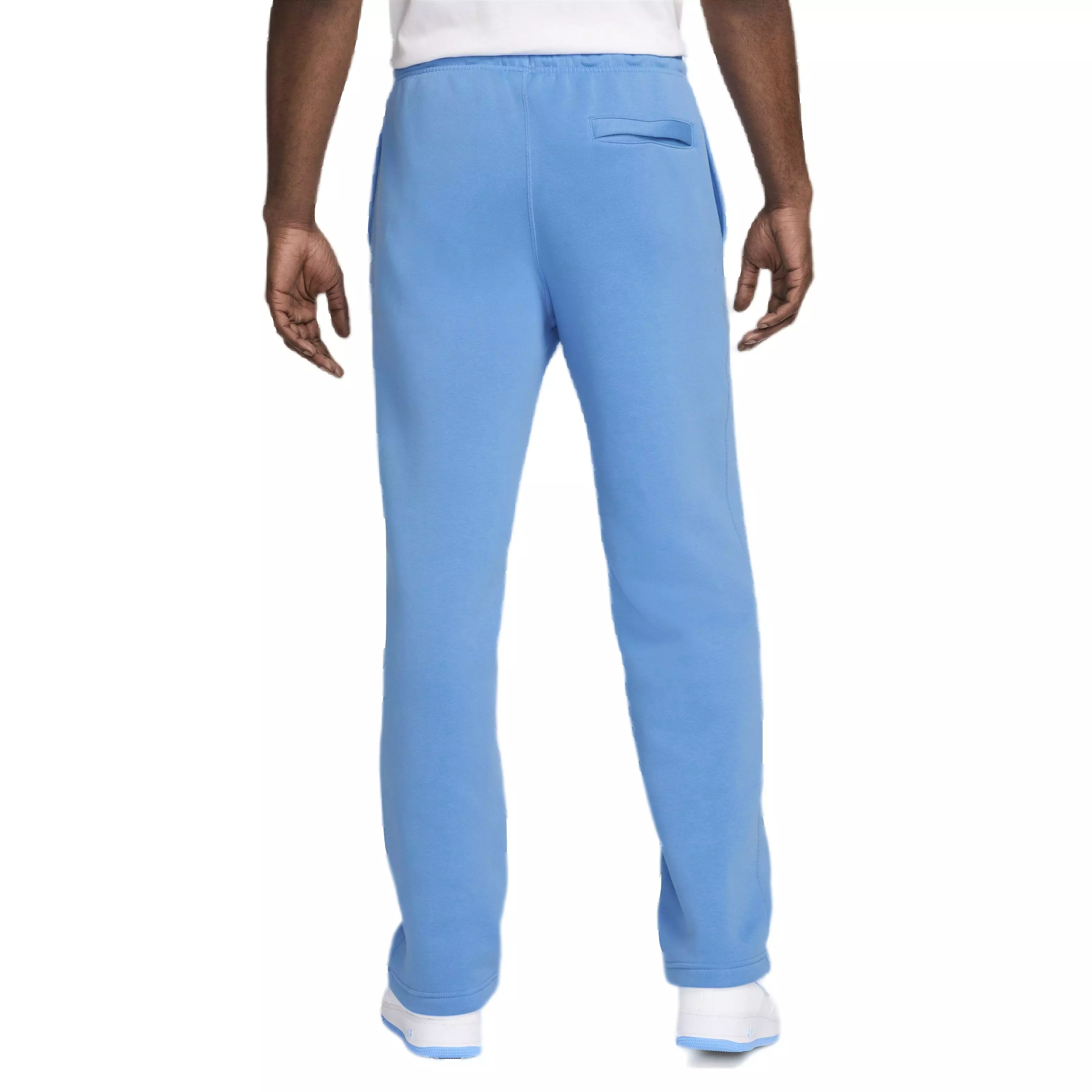 Nike Men's Club Fleece Open-Hem Sweatpants - BLUE