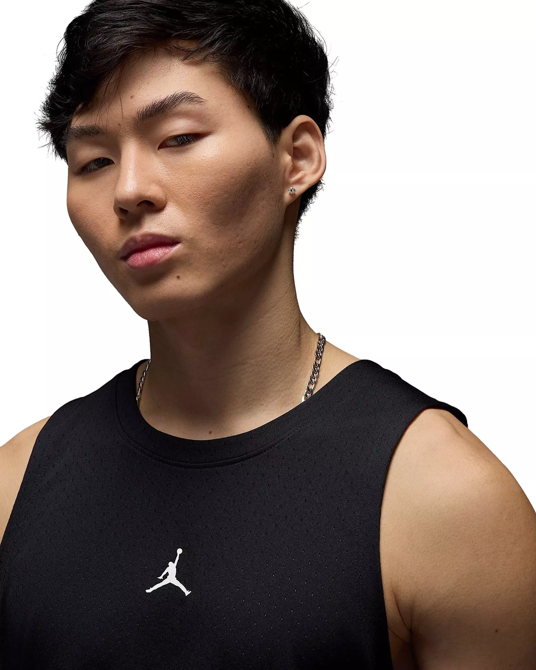 Jordan Men's Sport Dri-FIT Mesh Jersey - BLACK