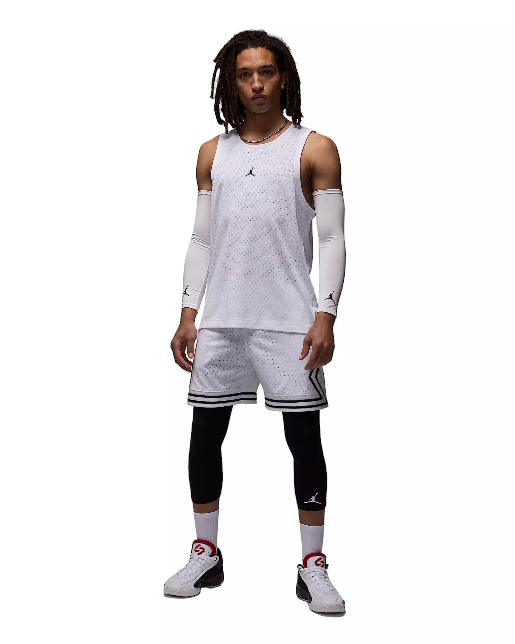 Jordan Men's Sport Dri-FIT Mesh Jersey - WHITE