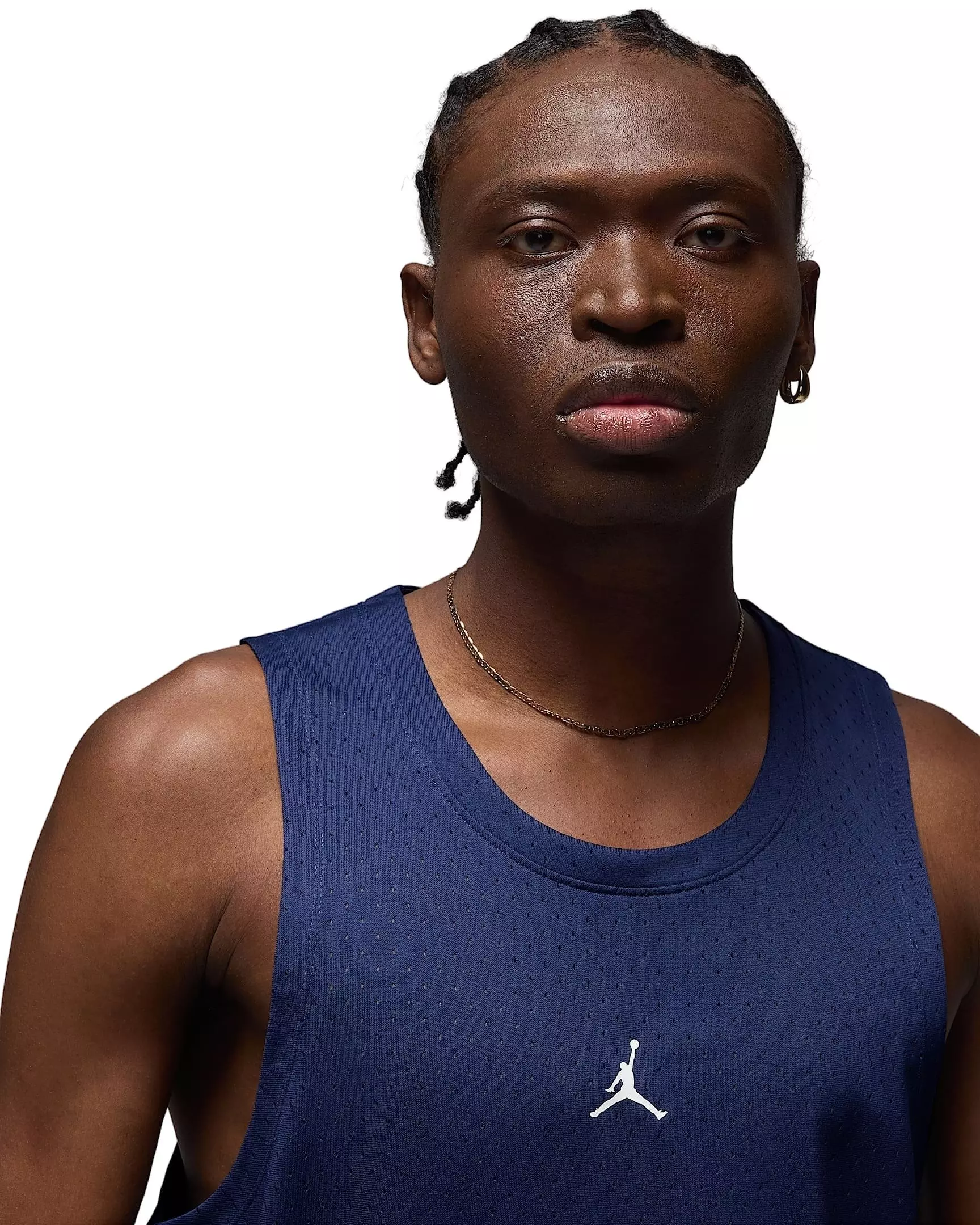 Jordan Men's Sport Dri-FIT Mesh Jersey - NAVY