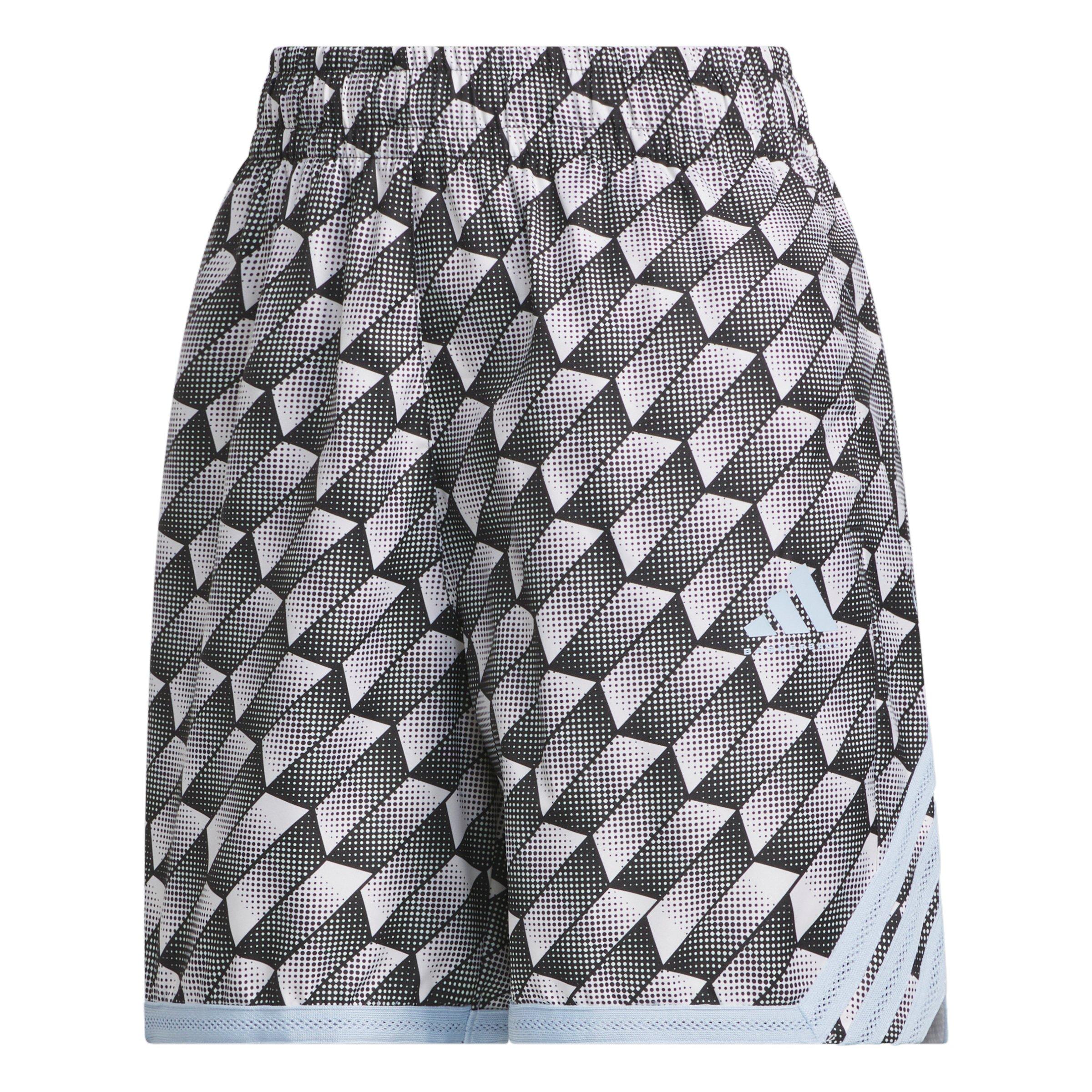 adidas Women's Crazy Lite Kaleidoscope All Over Print Shorts - Black - BLACK Thumbnail View 6