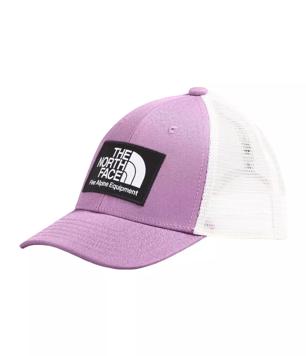 The North Face Big Kids' Mudder Trucker Snapback Hat - Light Purple - LIGHT PURPLE