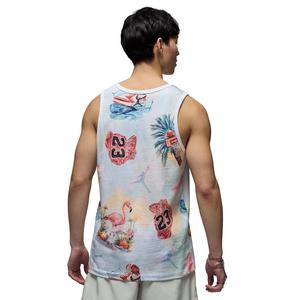 Jordan Men's Flight Essentials Flamingo Tank Top -White