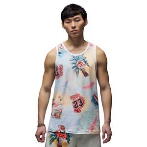 Jordan Men's Flight Essentials Flamingo Tank Top -White