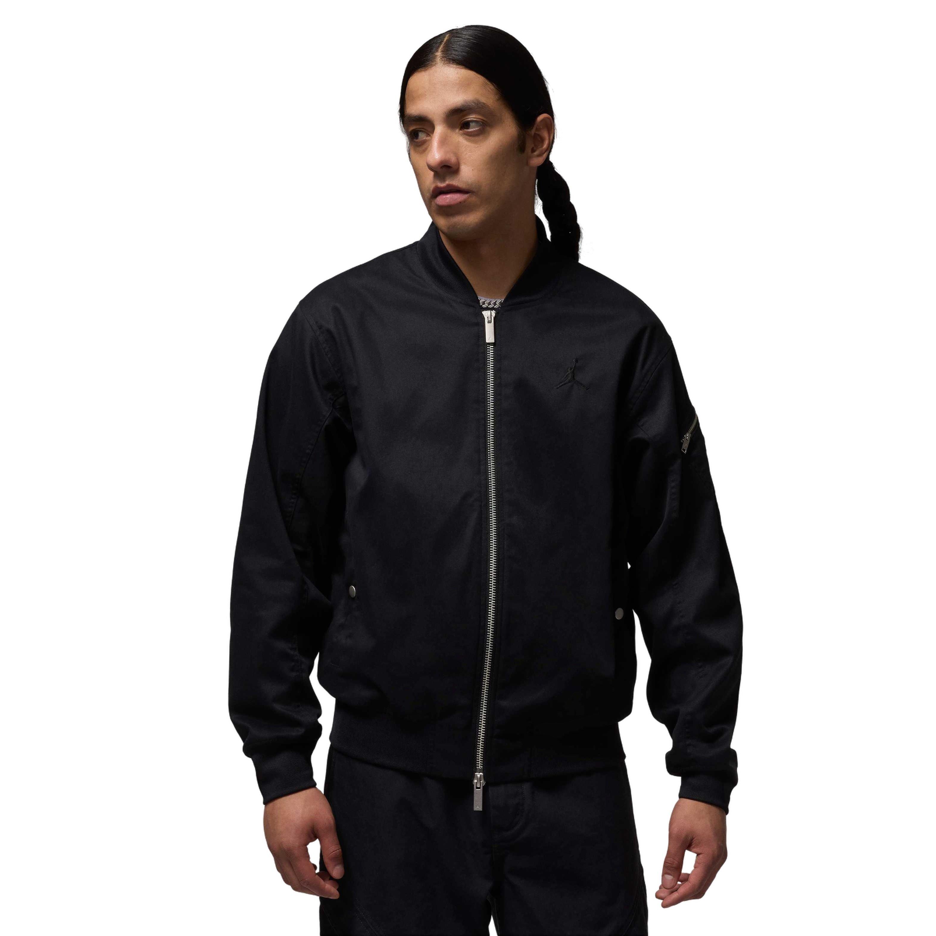 Jordan Men's Essentials Renegade Lightweight Jacket -Black - BLACK Thumbnail View 1