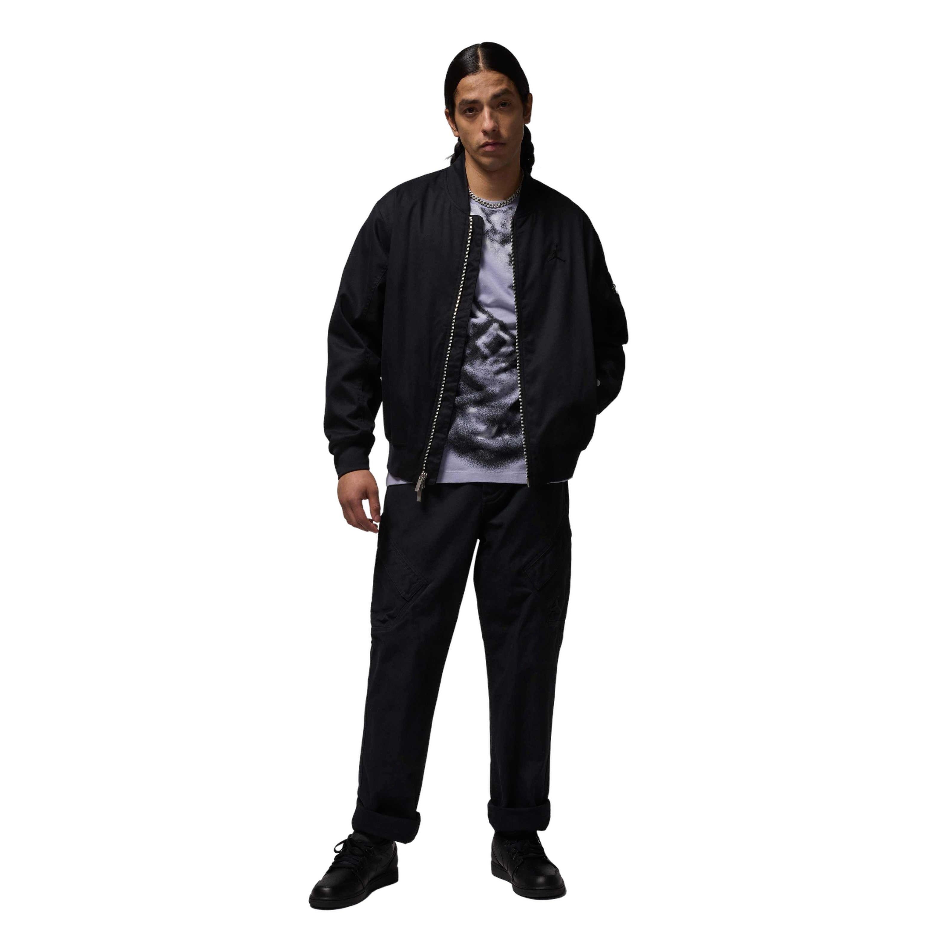 Jordan Men's Essentials Renegade Lightweight Jacket -Black - BLACK Thumbnail View 7