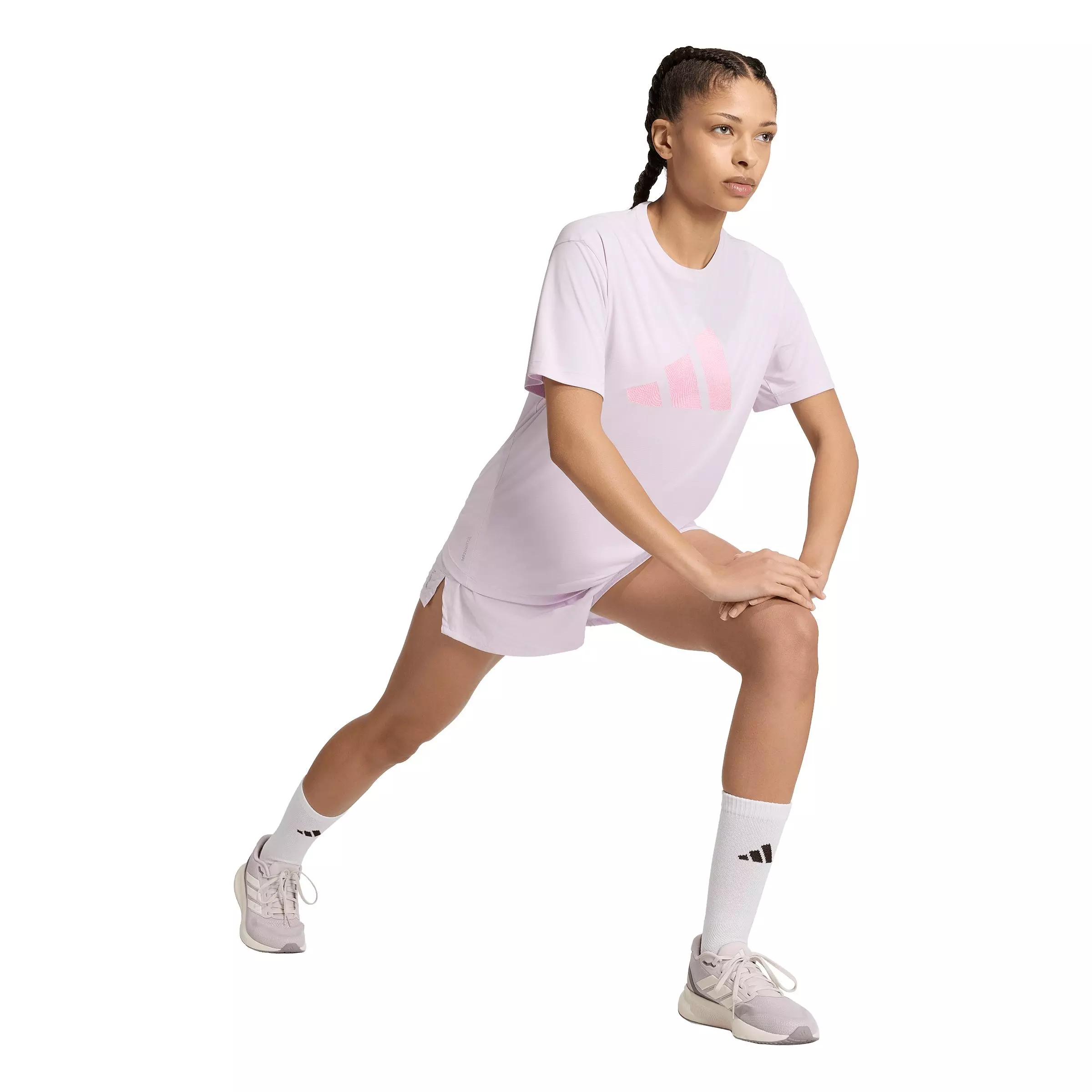 adidas Women's adi365 Seasonal Running Shorts-Lilac - LILAC