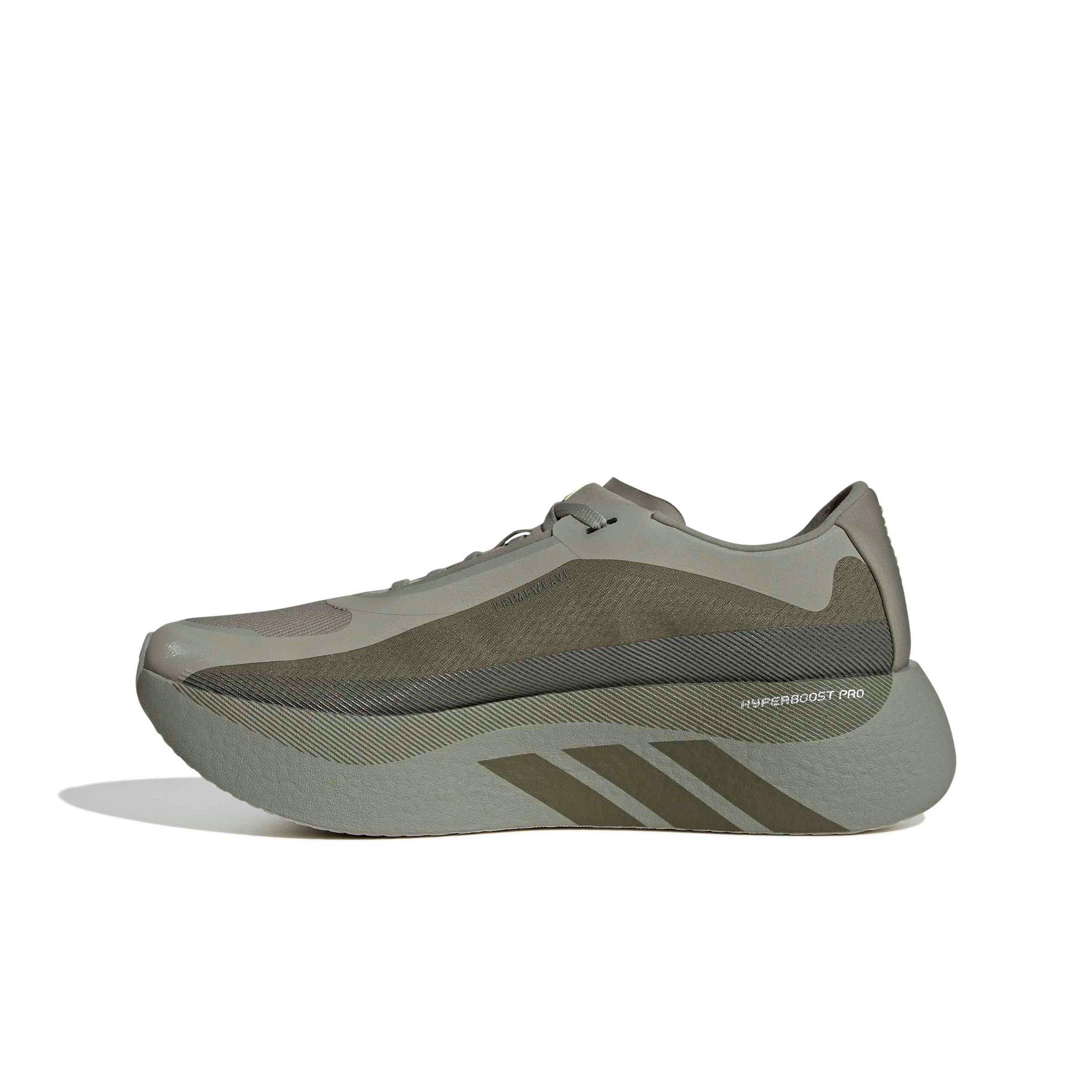 adidas Hyperboost Edge M "Silver Green/Medium Dark Khaki/Frozen Lemon" Men's Running Shoe - GREEN/DK KHAKI/LEMON
