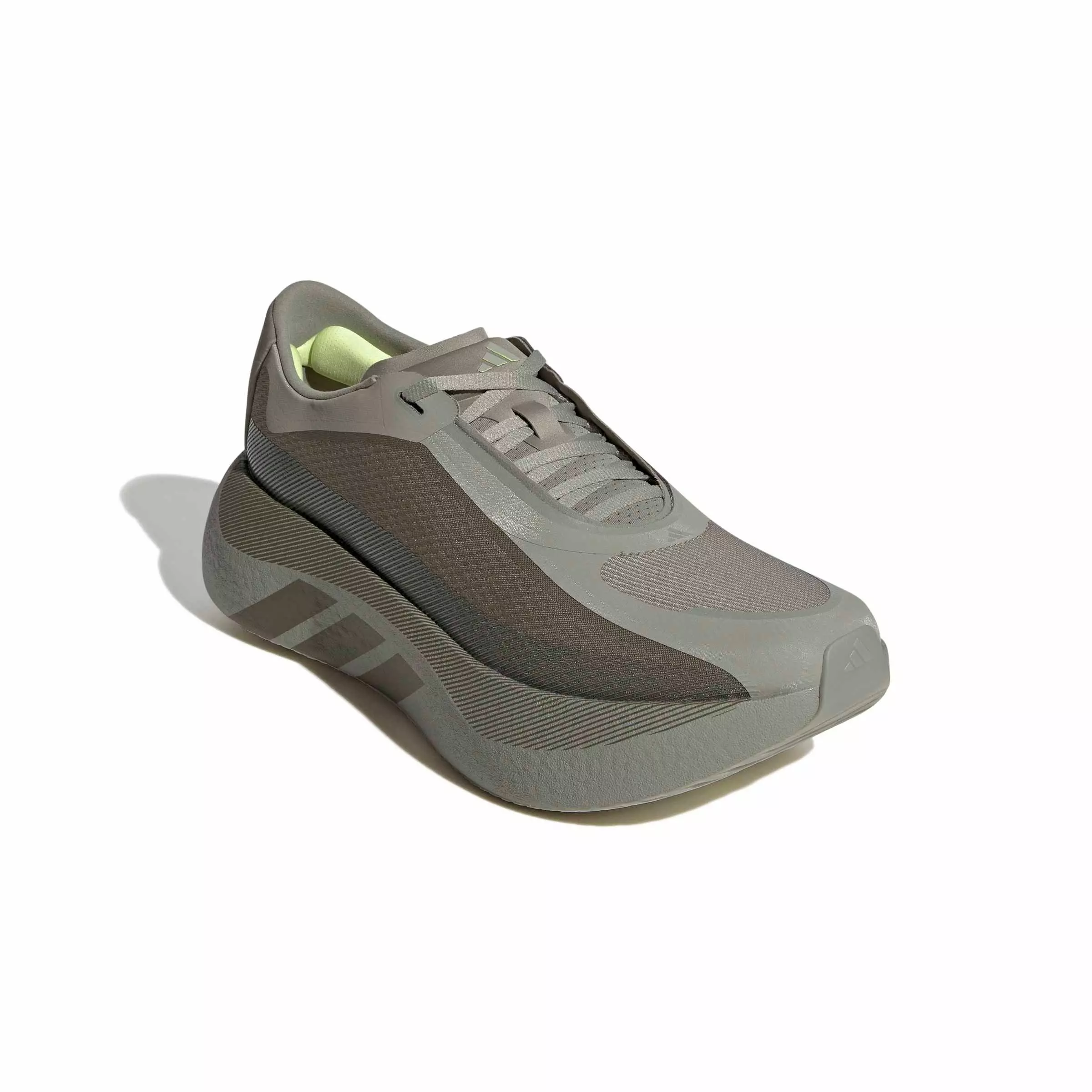 adidas Hyperboost Edge M "Silver Green/Medium Dark Khaki/Frozen Lemon" Men's Running Shoe - GREEN/DK KHAKI/LEMON