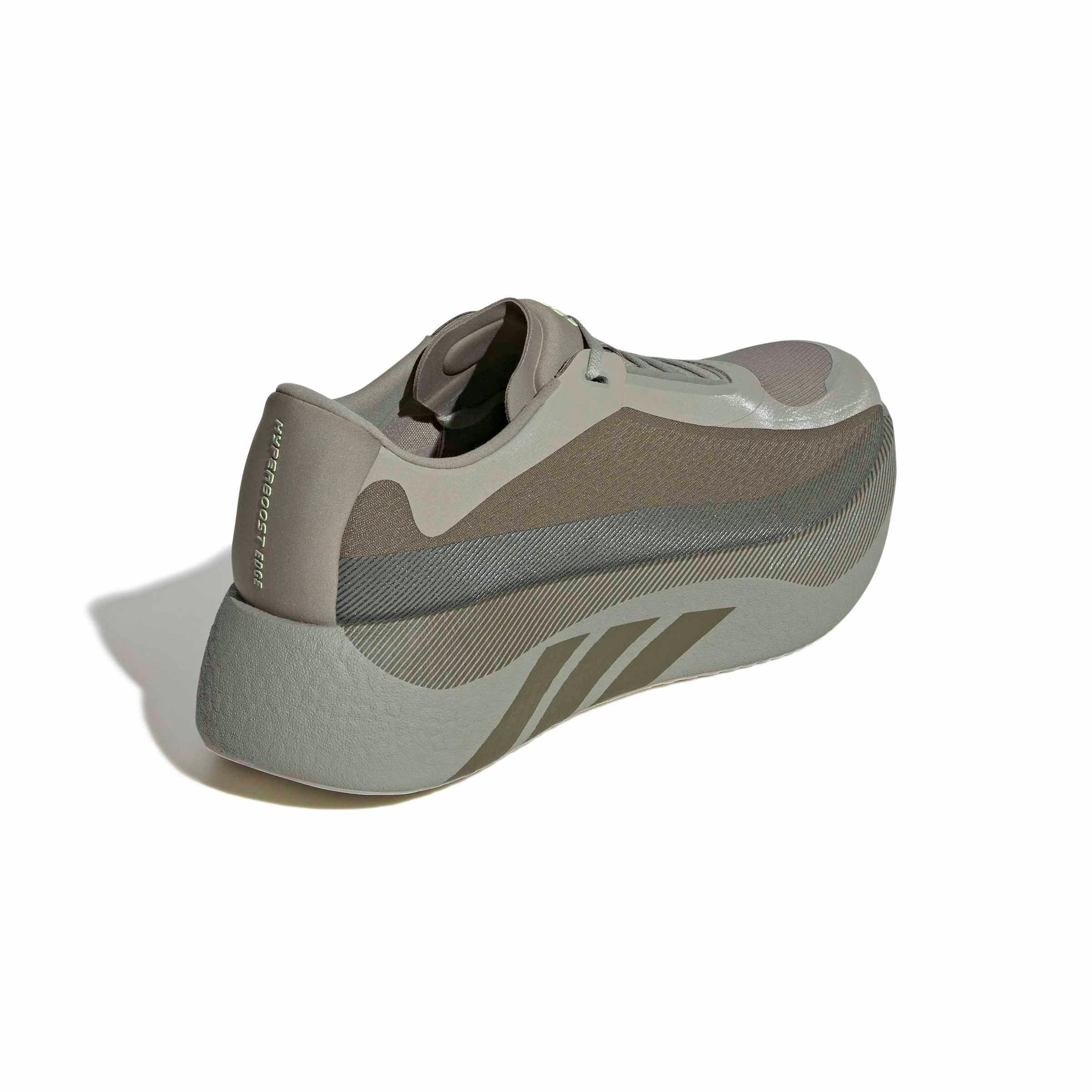 adidas Hyperboost Edge M "Silver Green/Medium Dark Khaki/Frozen Lemon" Men's Running Shoe - GREEN/DK KHAKI/LEMON