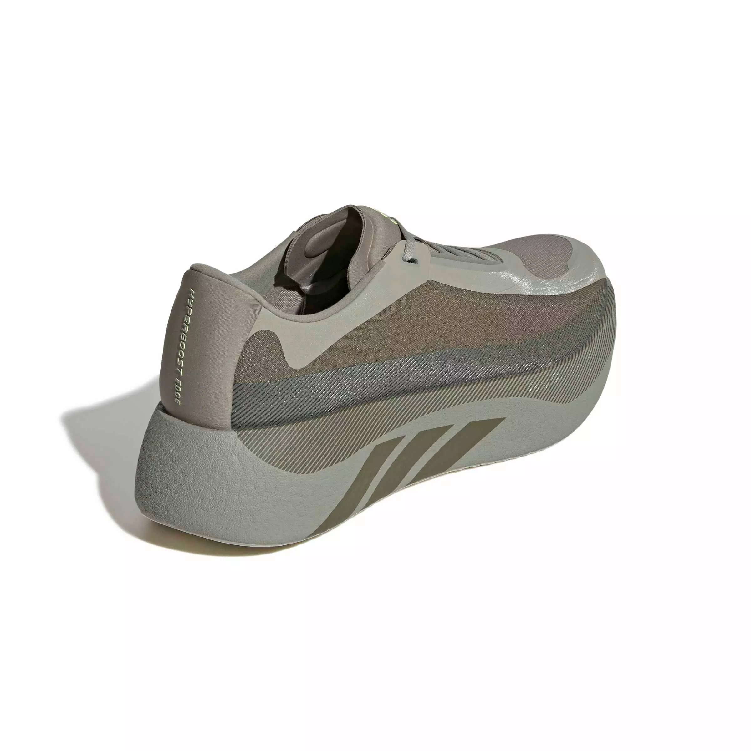 adidas Hyperboost Edge M "Silver Green/Medium Dark Khaki/Frozen Lemon" Men's Running Shoe - GREEN/DK KHAKI/LEMON