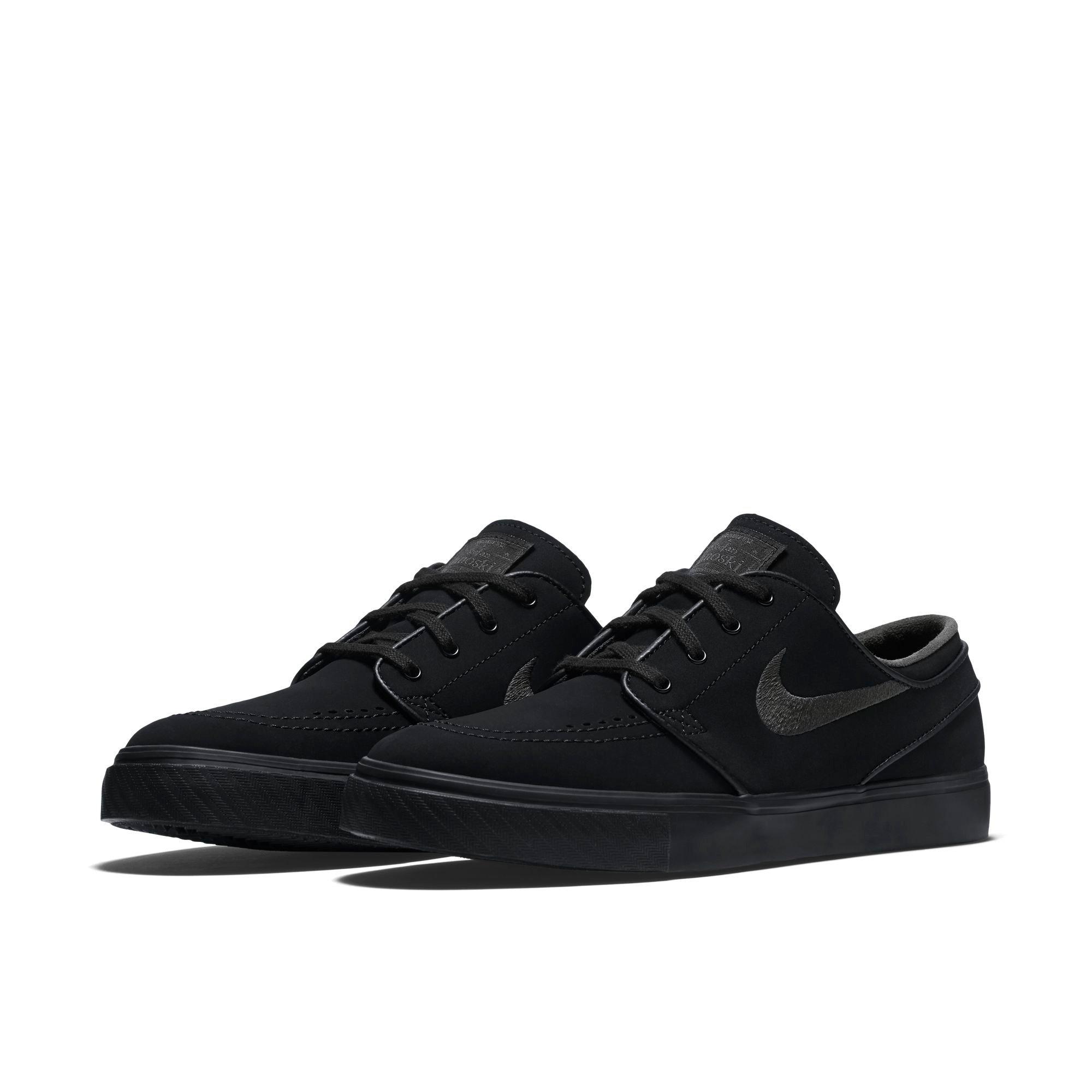 nike janoski black leather