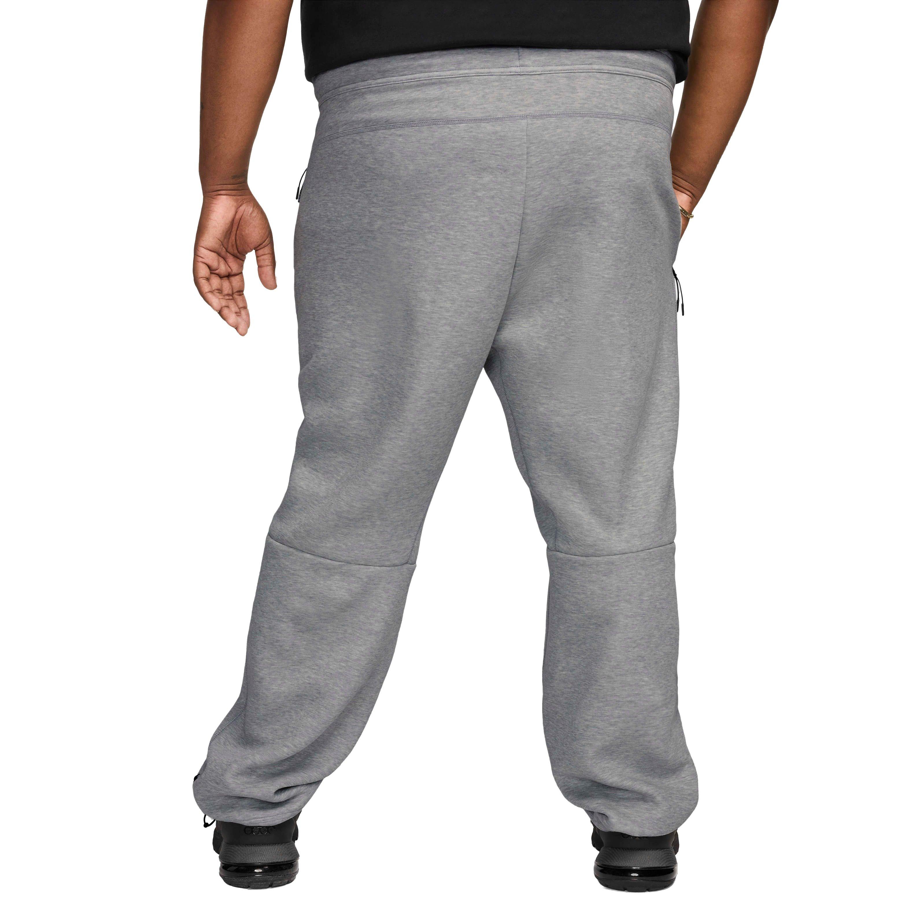 Nike Men's Tech Fleece Open-Hem Pants - Black - GREY Thumbnail View 2