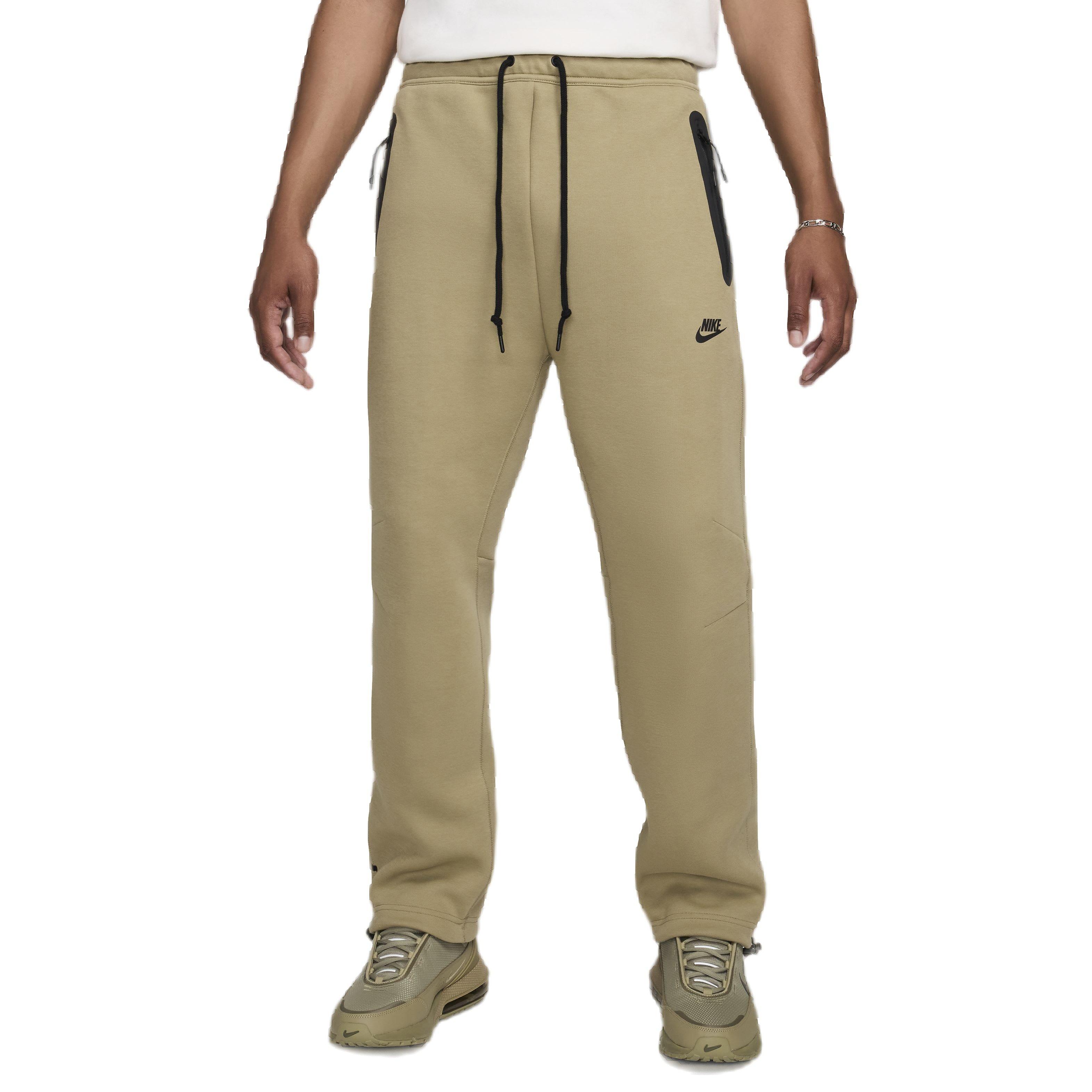 Nike Men's Tech Fleece Open-Hem Pants - Black - BROWN Thumbnail View 1