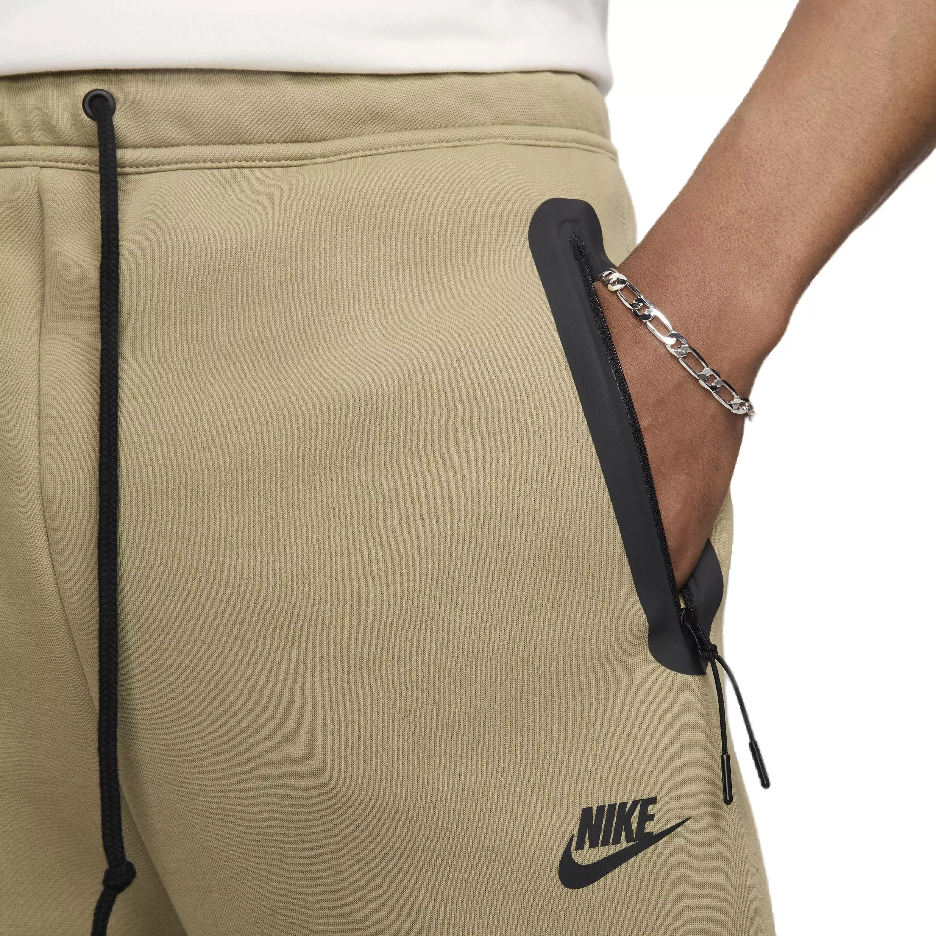 Nike Men's Tech Fleece Open-Hem Pants - BROWN