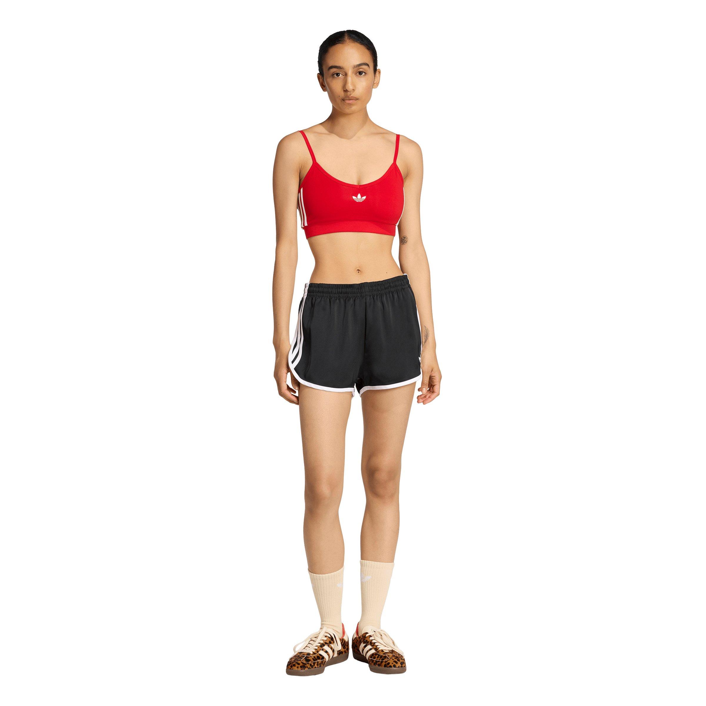 adidas Originals Women's 3-Stripes Sprinter Shorts -Black - BLACK Thumbnail View 5