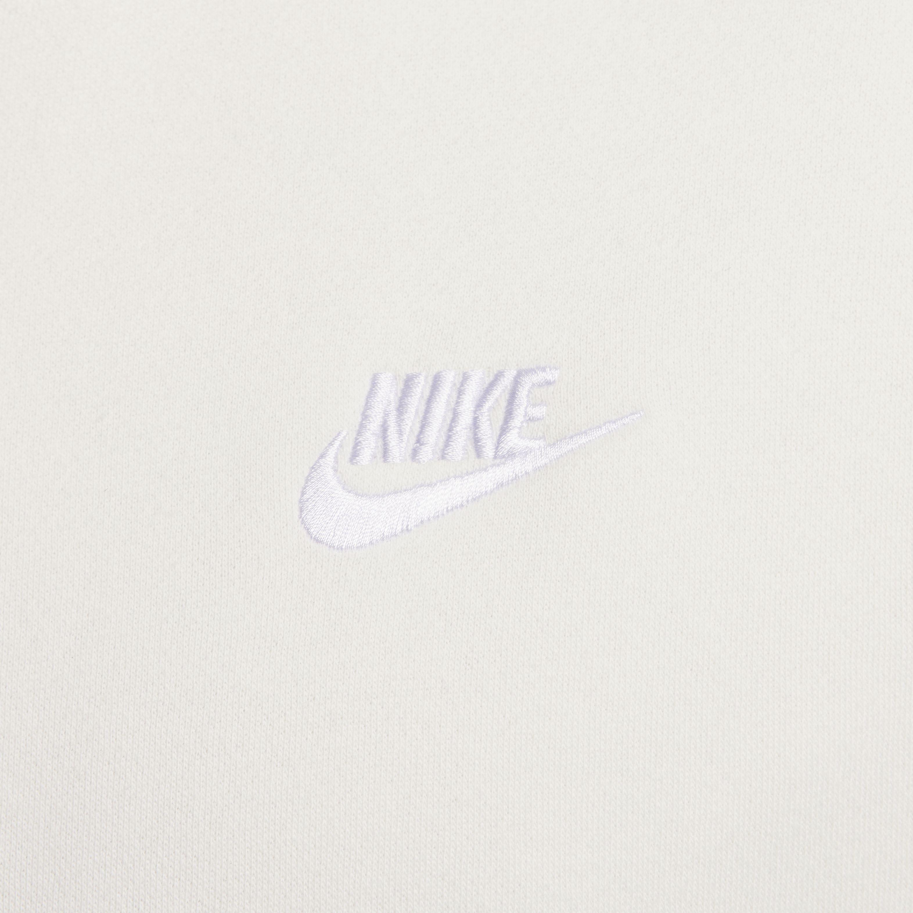 Nike Men's Sportswear Club Fleece Full-Zip Hooded Jacket - WHITE Thumbnail View 4