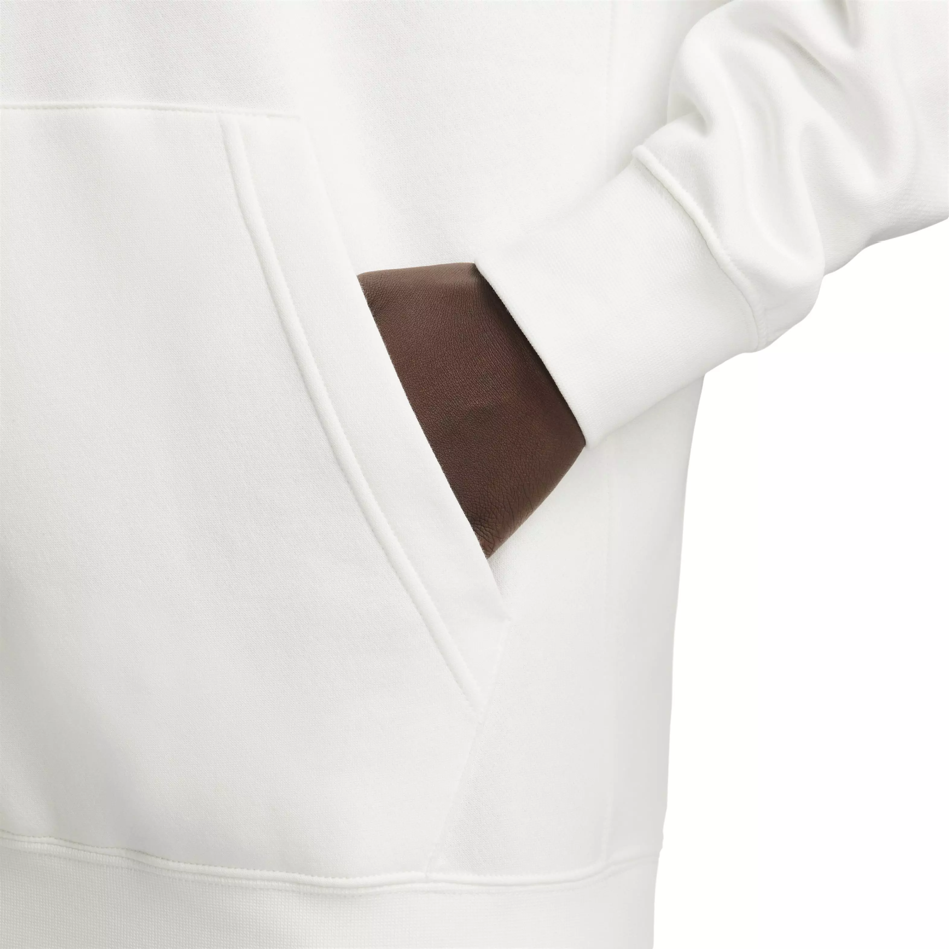 Nike Men's Sportswear Club Fleece Pullover Hoodie - White - WHITE