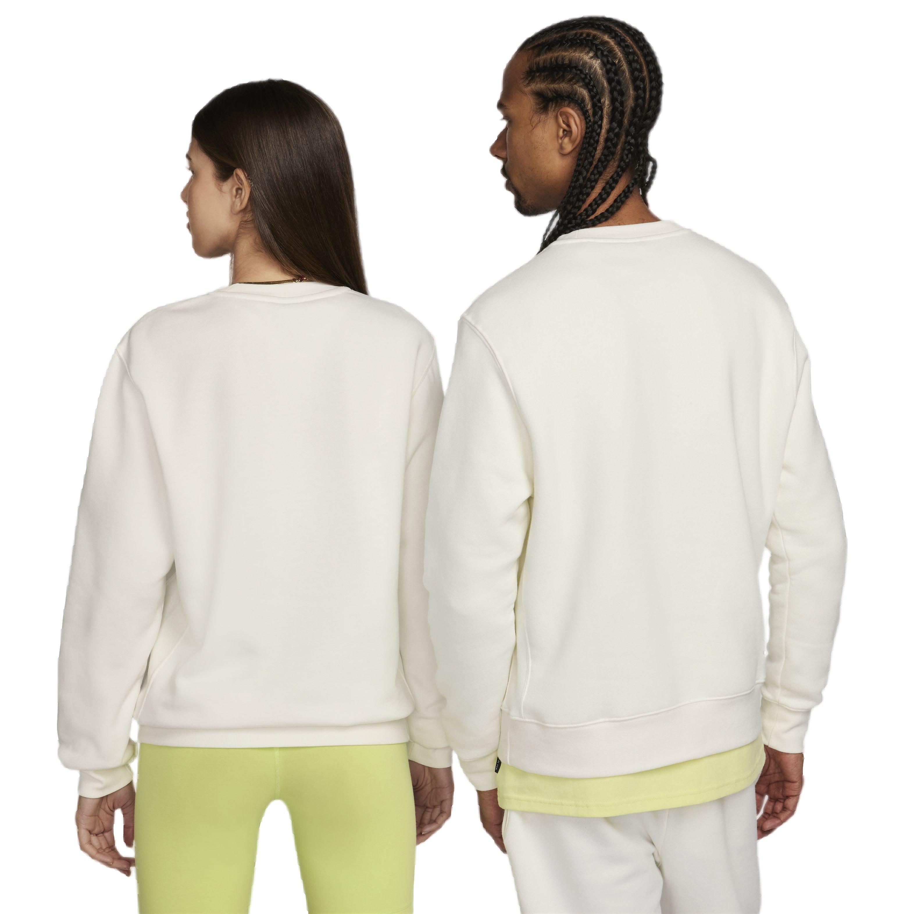 Nike Men's Sportswear Club Fleece Crewneck - WHITE Thumbnail View 2