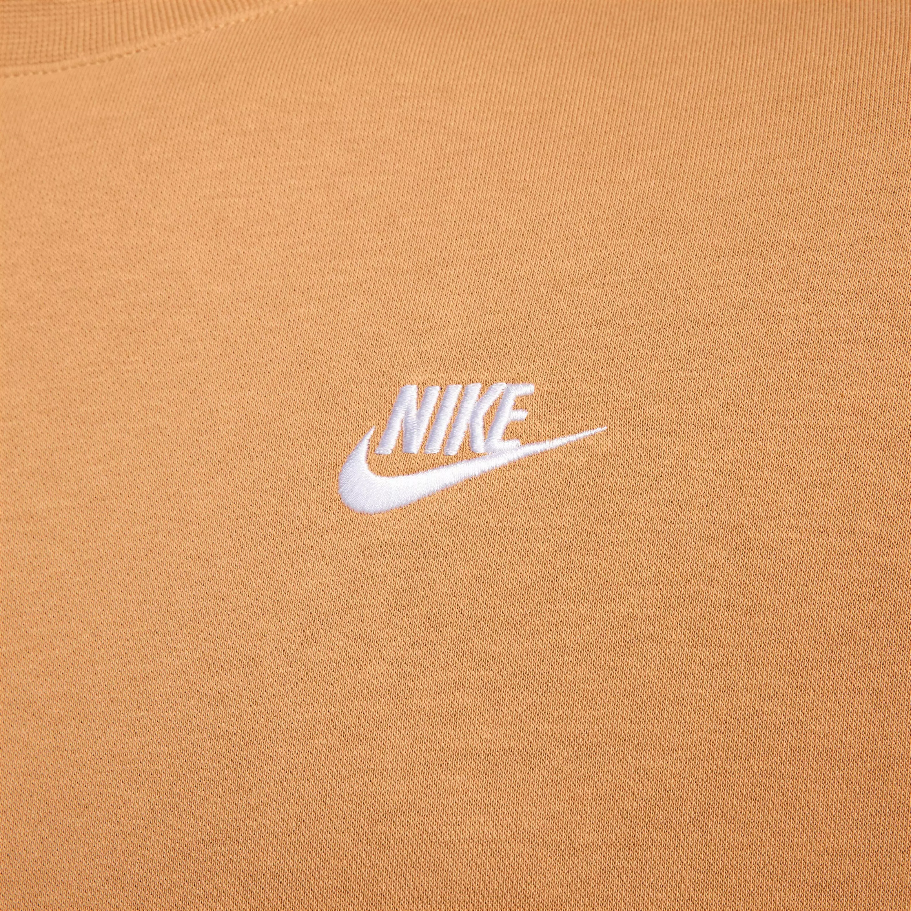 Nike Men's Sportswear Club Fleece Crewneck - BROWN