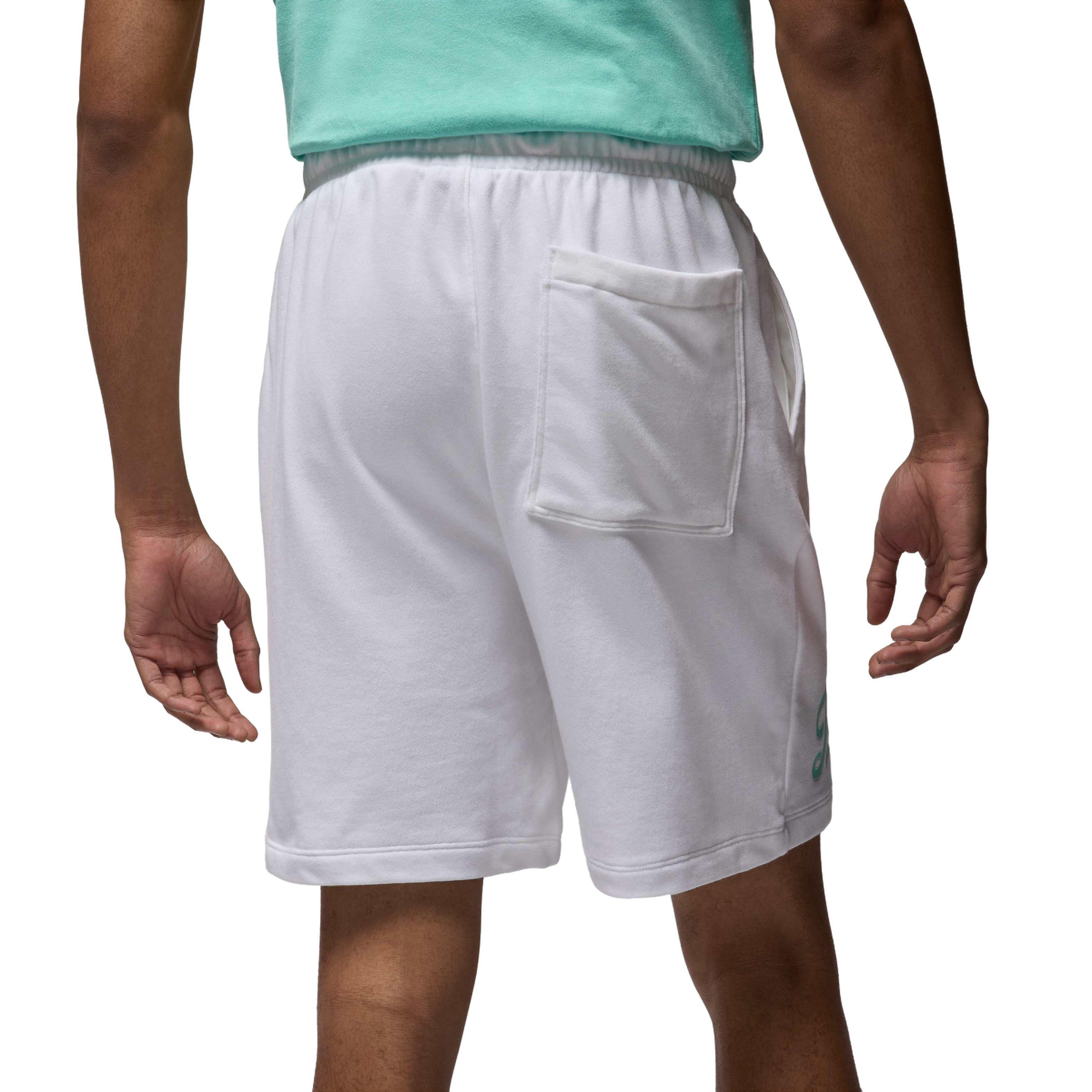 Jordan Men's Flight MVP Fleece Shorts -White - WHITE Thumbnail View 2