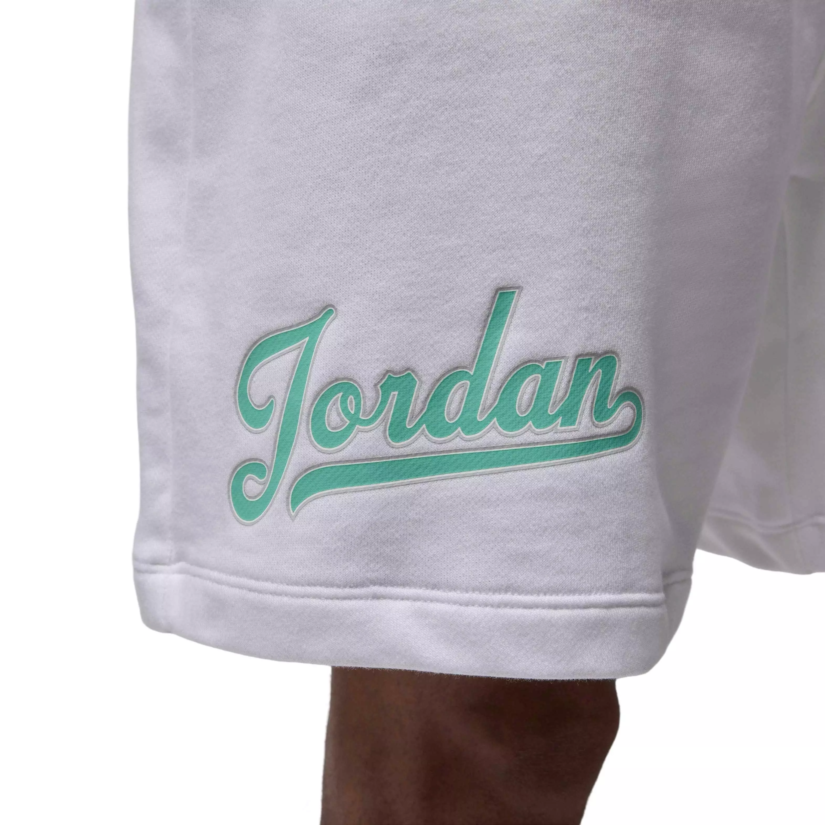 Jordan Men's Flight MVP Fleece Shorts -White - WHITE