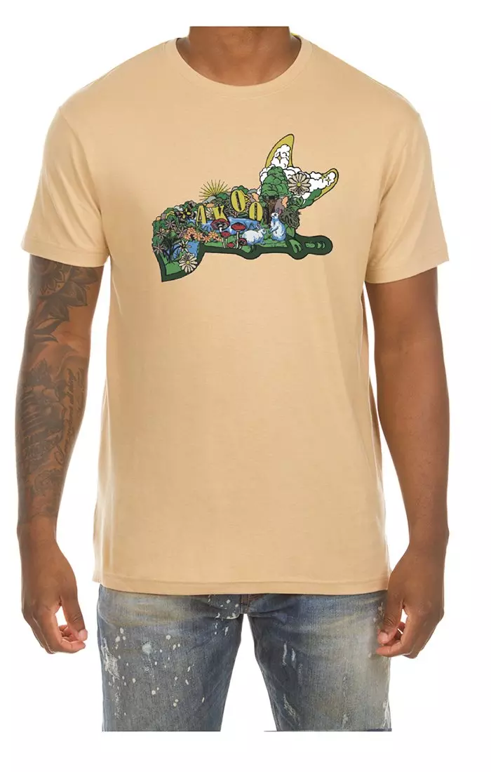 AKOO Men's Garden Tee - SAND