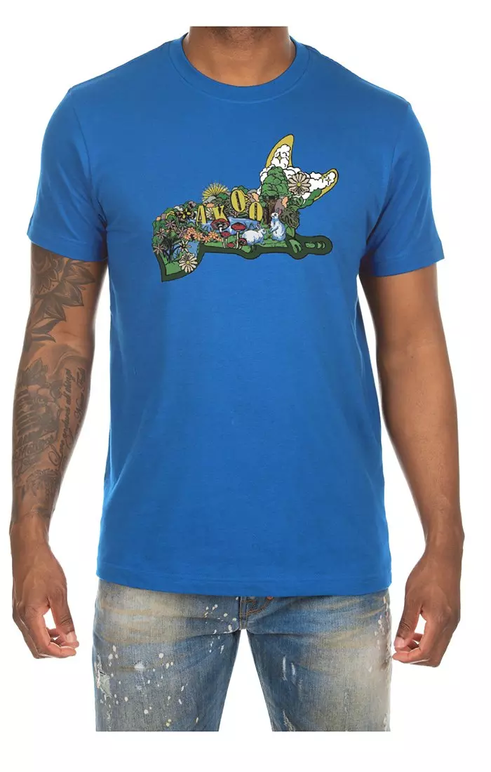 AKOO Men's Garden Tee - BLUE