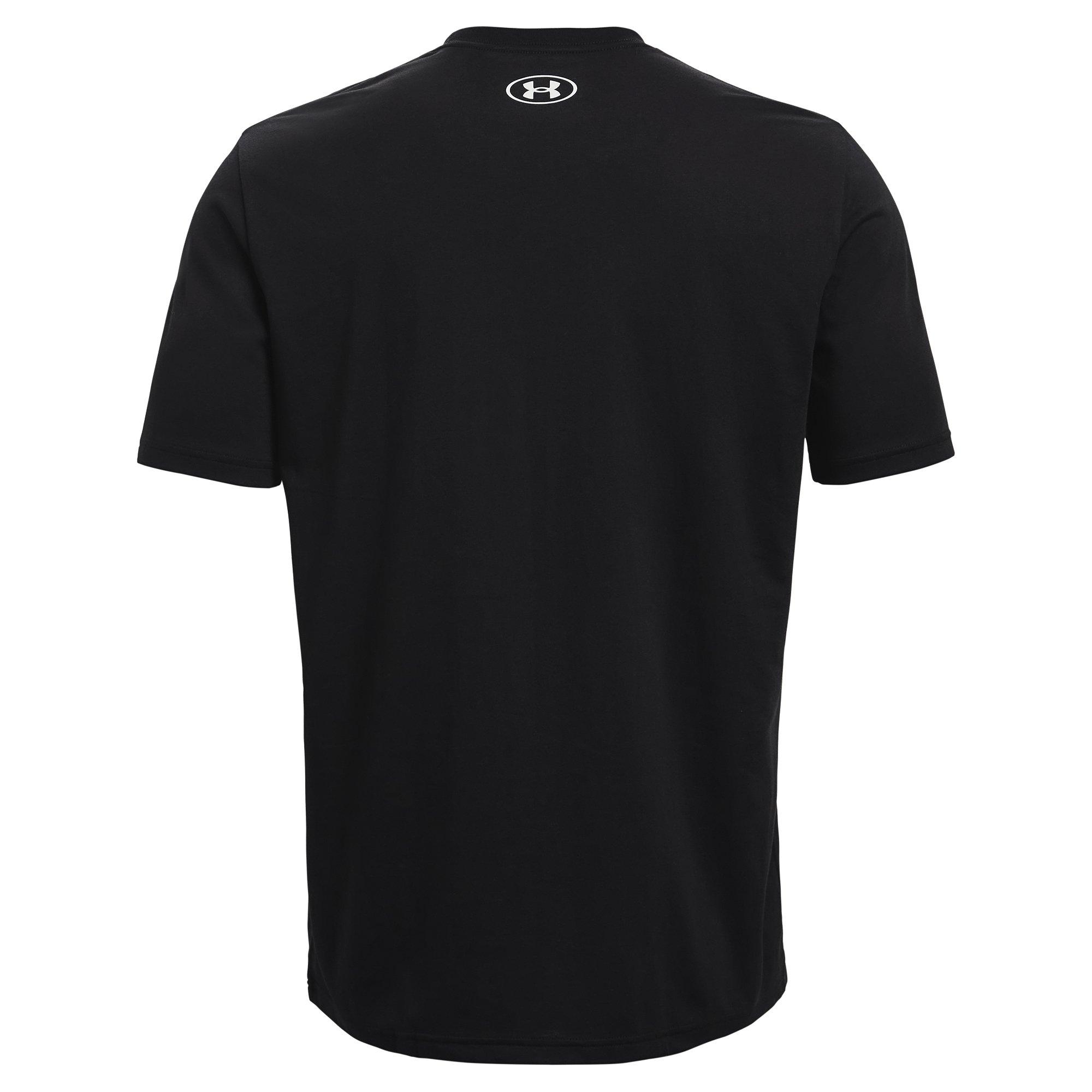 Under Armour Men's ABC Camo Boxed Logo Short Sleeve T-Shirt - BLACK Thumbnail View 6