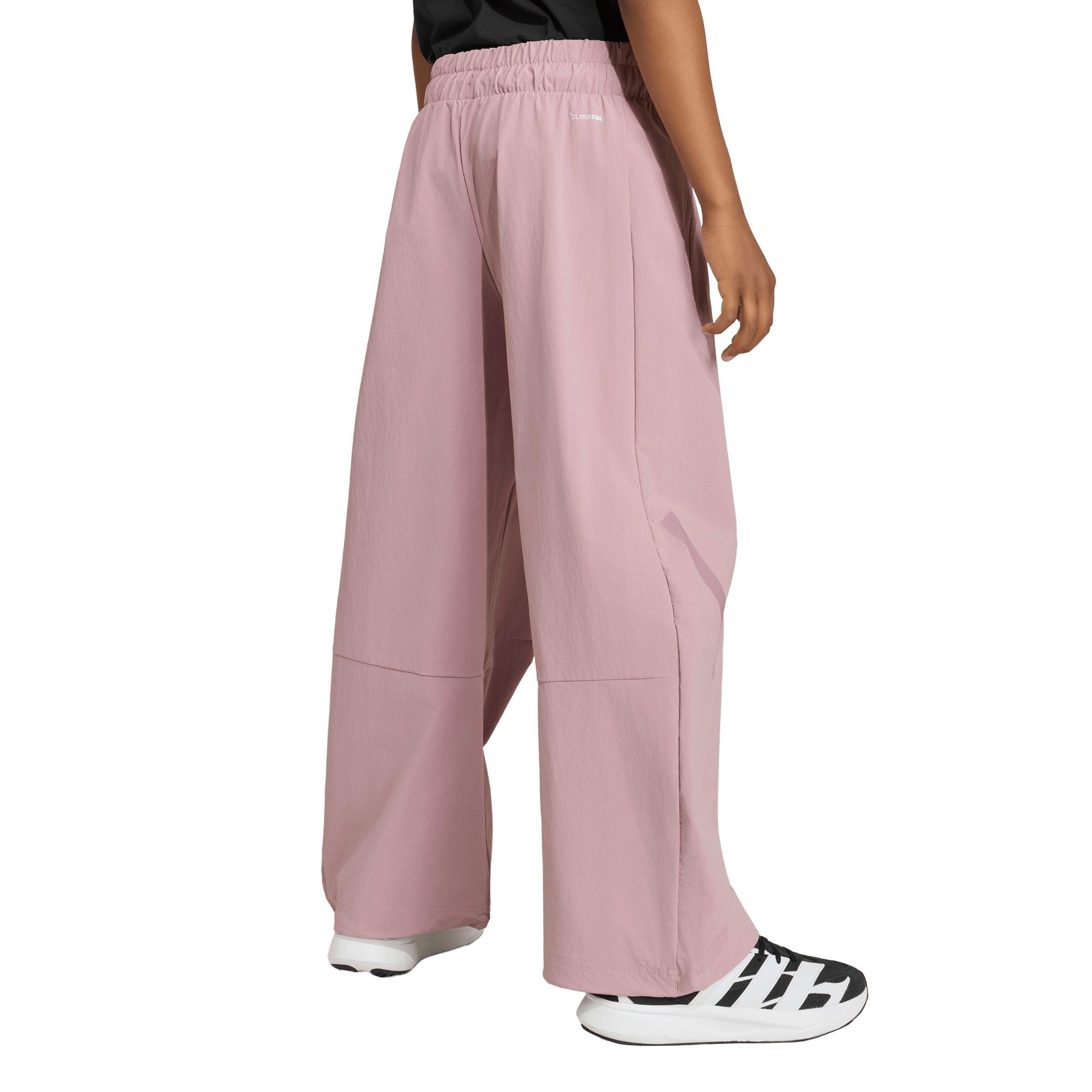 adidas Big Girls' Z.N.E. Woven Travel Pants - Mauve - MAUVE