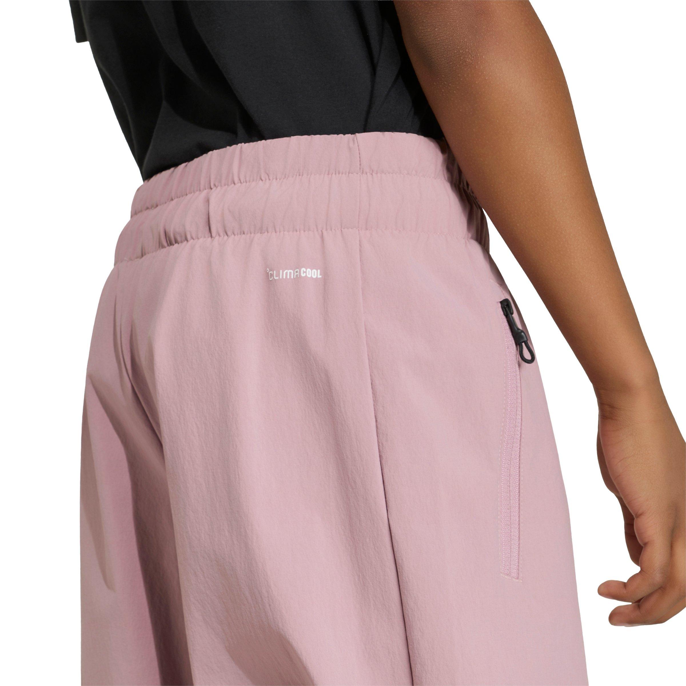 adidas Big Girls' Z.N.E. Woven Travel Pants - Mauve - MAUVE