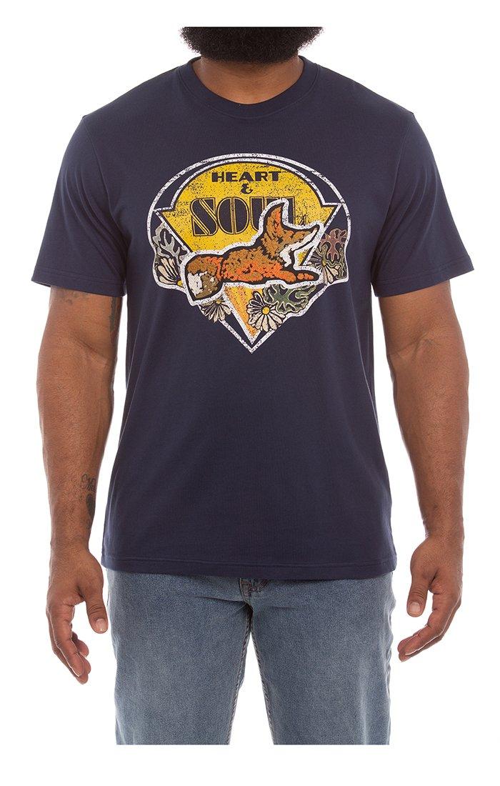 AKOO Men's Heart and Soul Knit Tee - MULTI-COLOR Thumbnail View 1