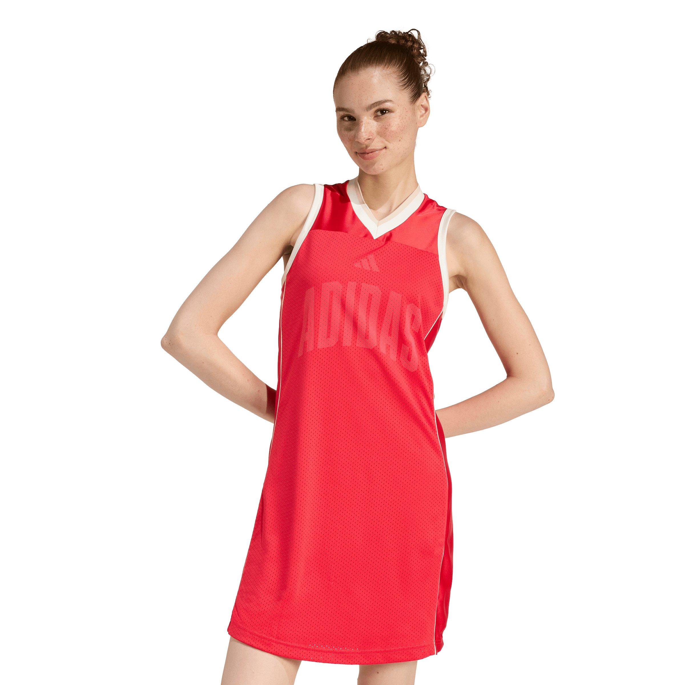 adidas Women's Stadium Mesh Dress -Red - RED Thumbnail View 1