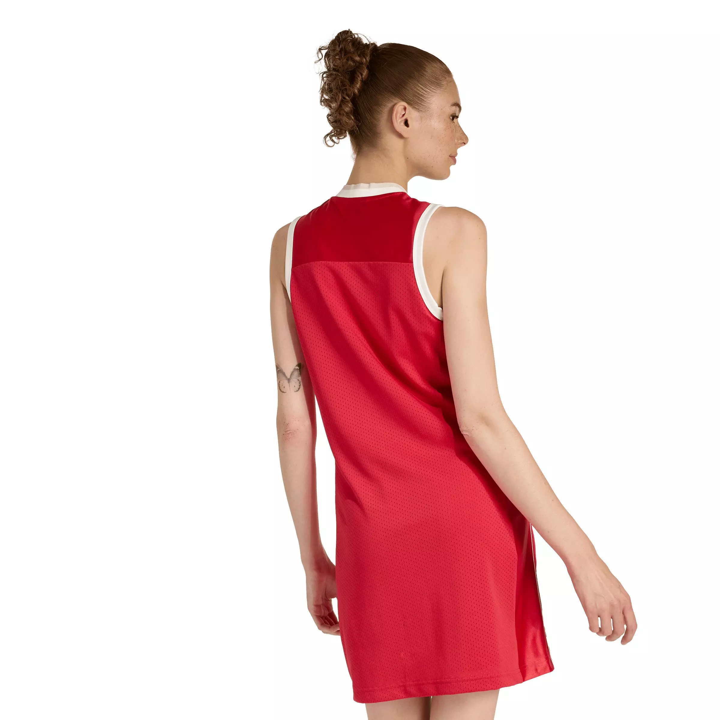 adidas Women's Stadium Mesh Dress -Red - RED