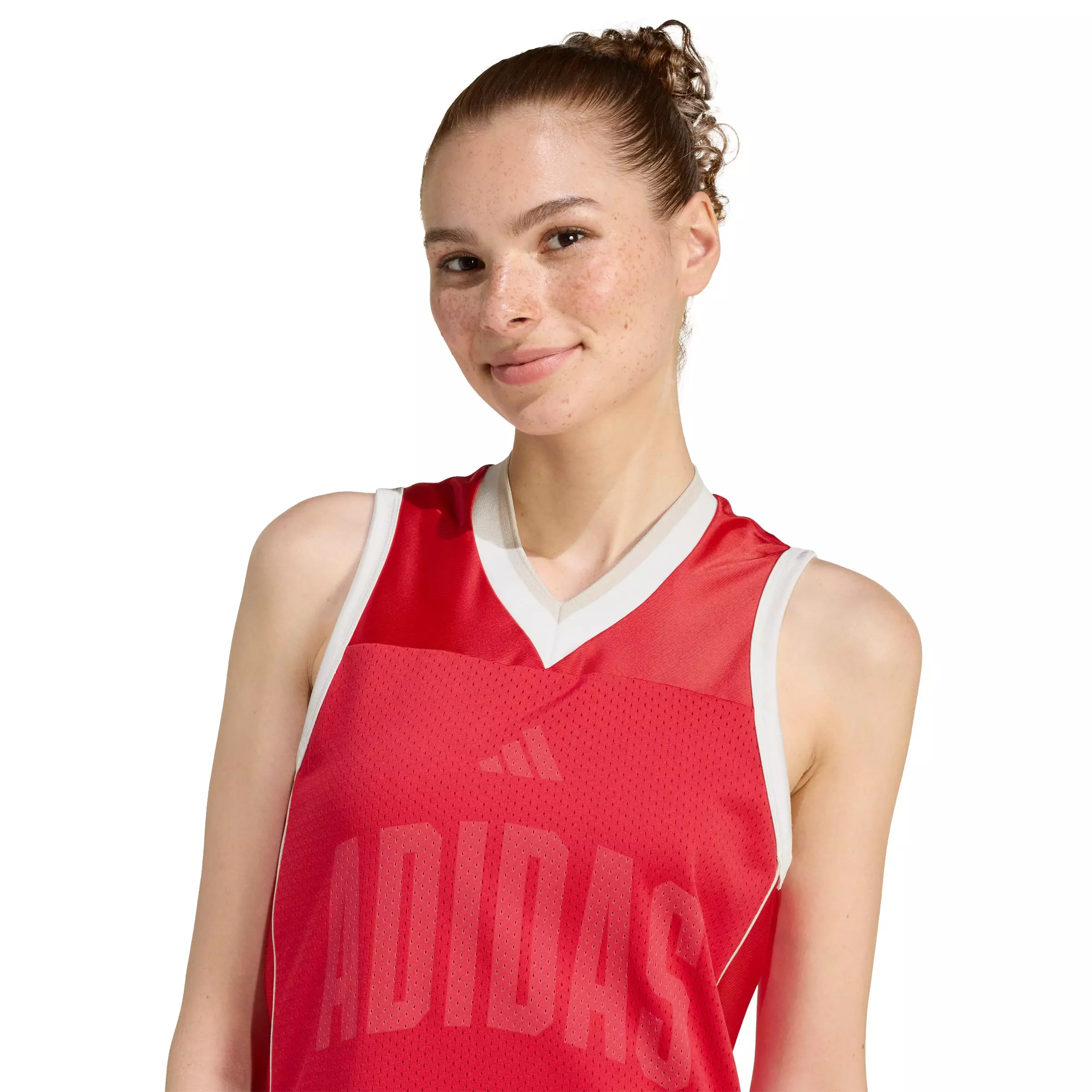 adidas Women's Stadium Mesh Dress -Red - RED