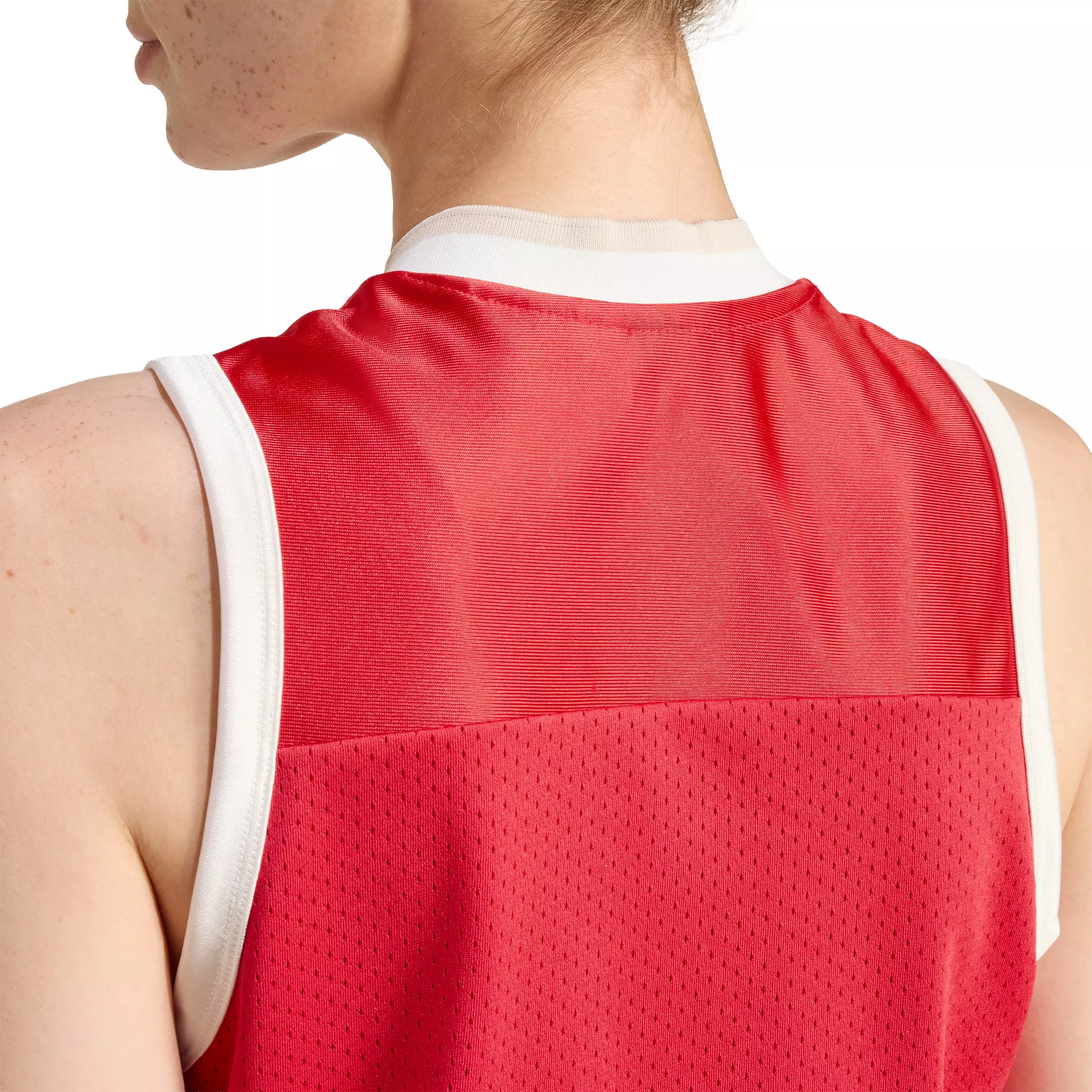 adidas Women's Stadium Mesh Dress - Red - RED