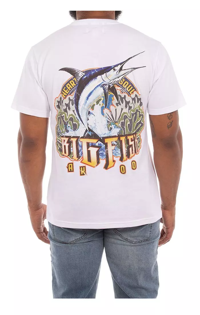 AKOO Men's Fisher Slick Tee - WHITE