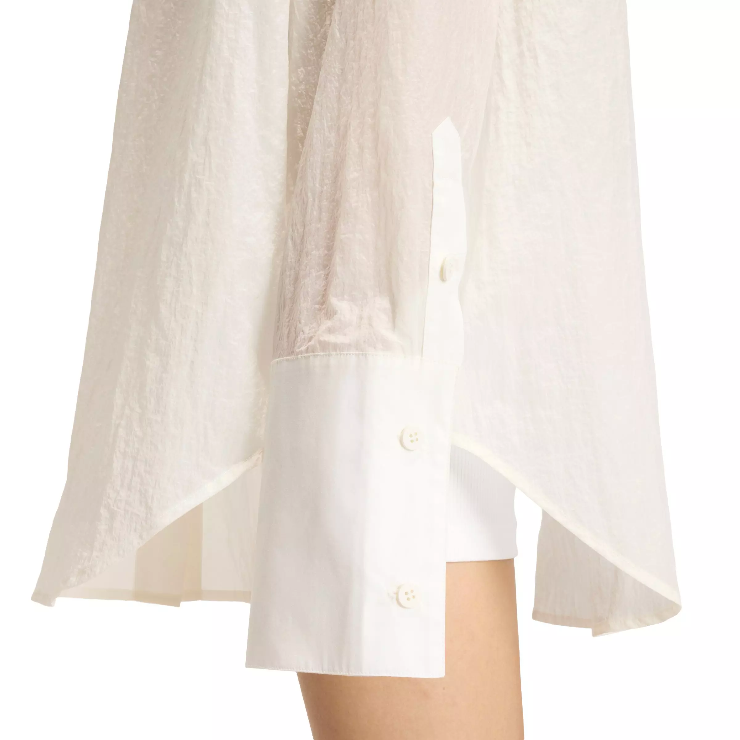 adidas Originals Women's Shirt Dress - Off-White - OFF-WHITE