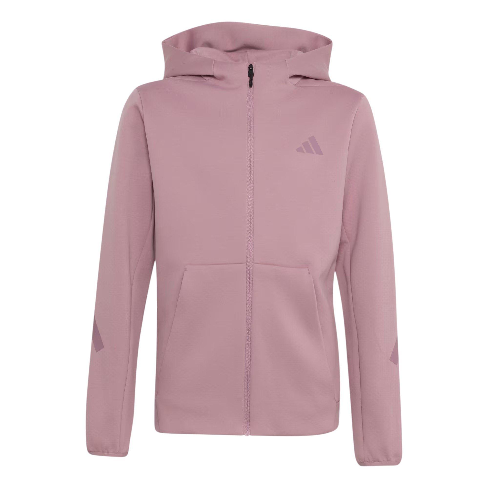 adidas Big Girls' Z.N.E. Full-Zip Jacket - Mauve - MAUVE
