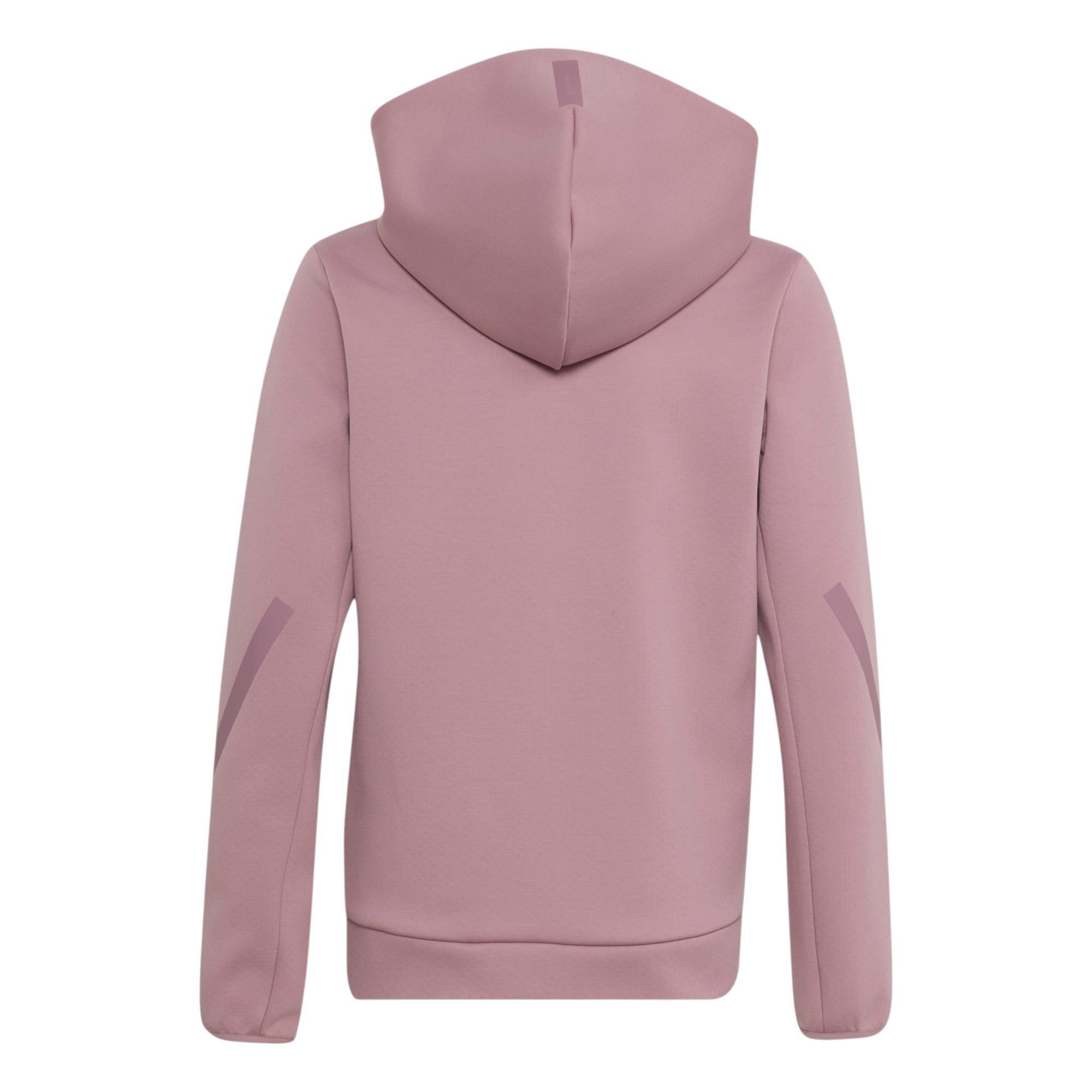 adidas Big Girls' Z.N.E. Full-Zip Jacket - Mauve - MAUVE