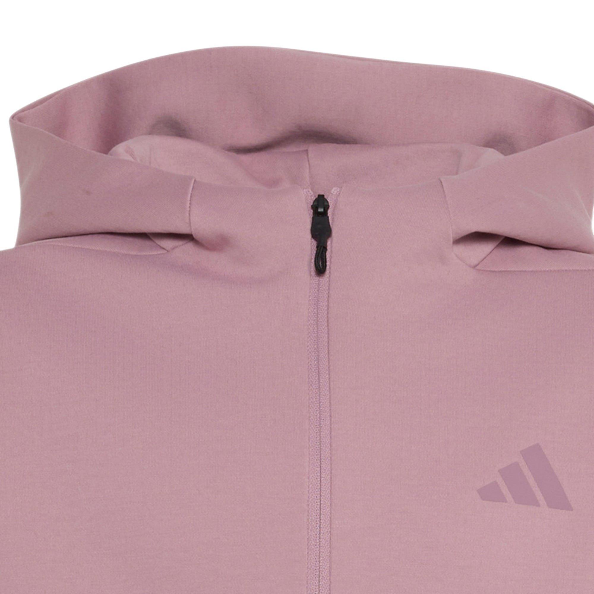 adidas Big Girls' Z.N.E. Full-Zip Jacket - Mauve - MAUVE