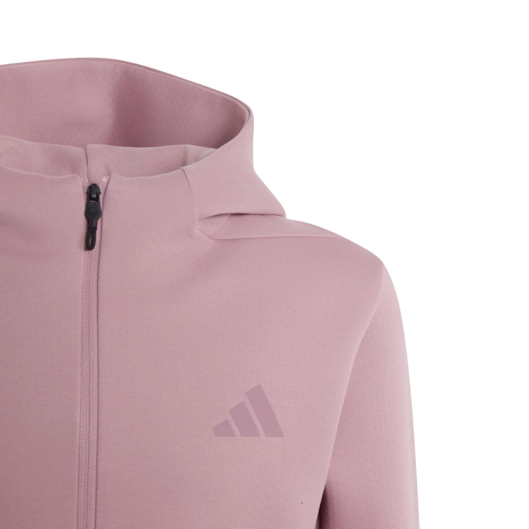 adidas Big Girls' Z.N.E. Full-Zip Jacket - Mauve - MAUVE